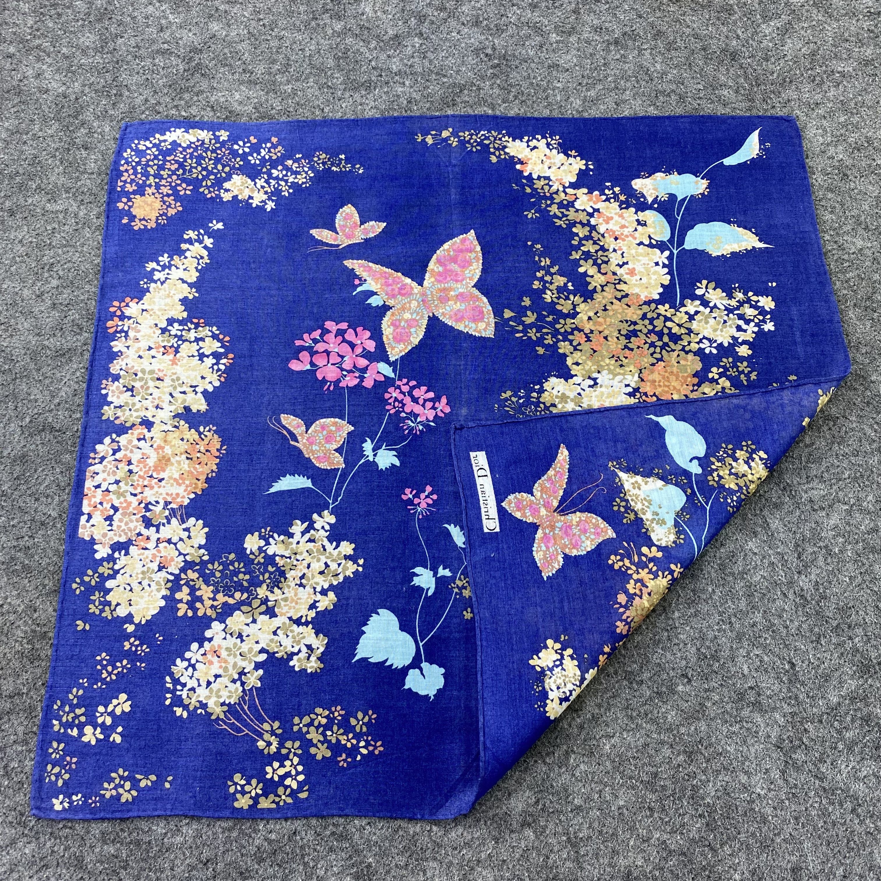 Designer Christian Dior Handkerchief / Bandana / Neckerchief-B1309 Size ONE SIZE - 6 Thumbnail
