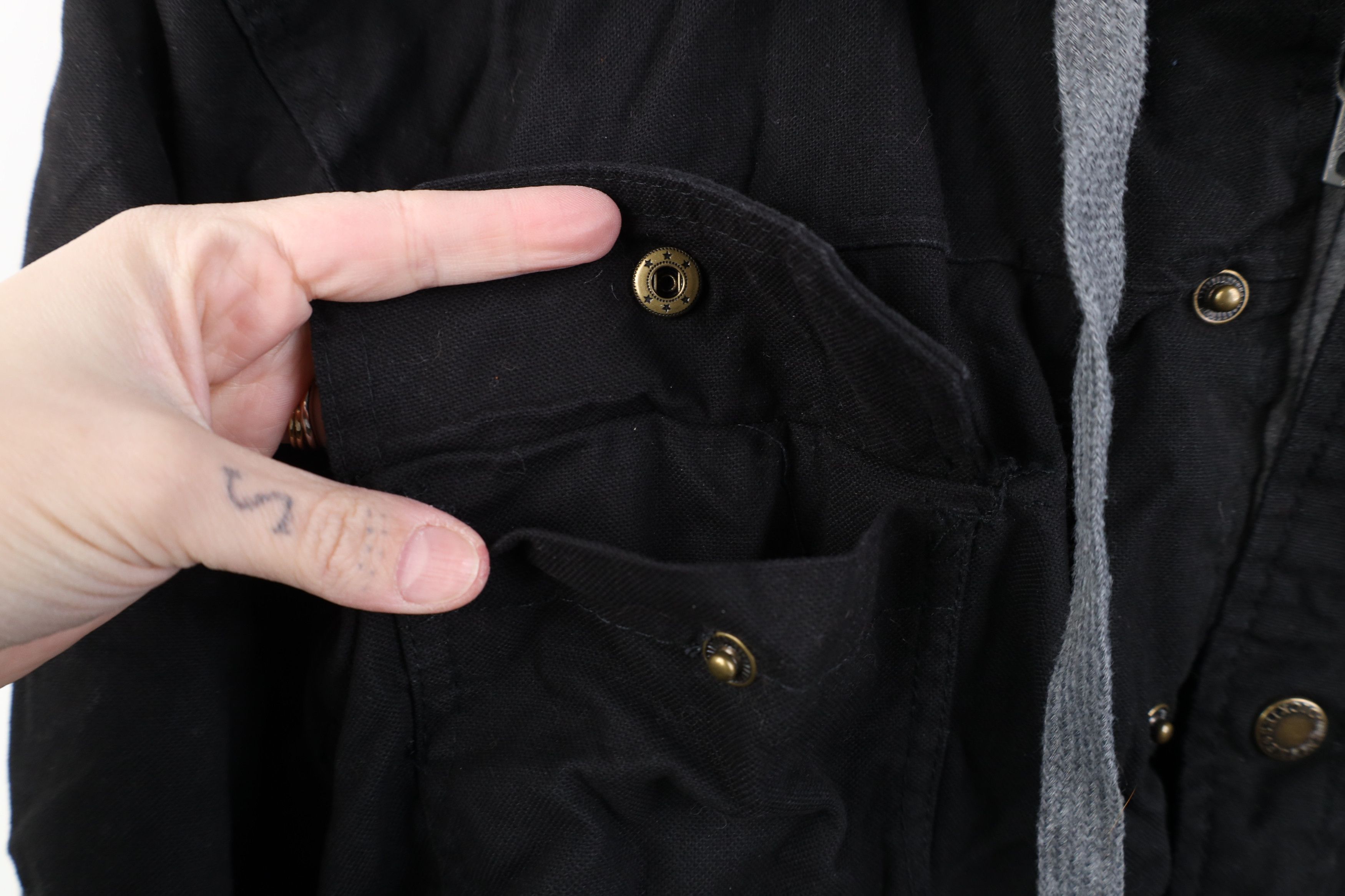 Dickies Vintage Dickies Hooded Canvas Button Shirt Jacket Jac Shirt Size US XL / EU 56 / 4 - 6 Thumbnail
