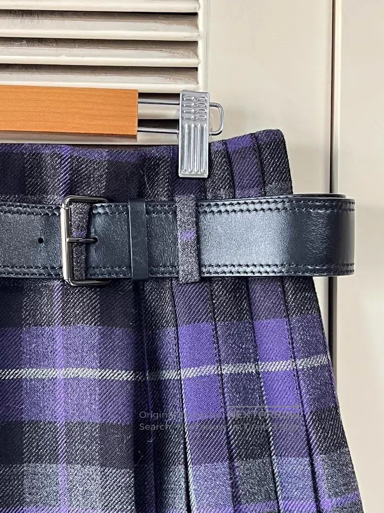 Dior Dior Plaid pleated skirt Size 24" / US 00 / IT 34 - 3 Thumbnail