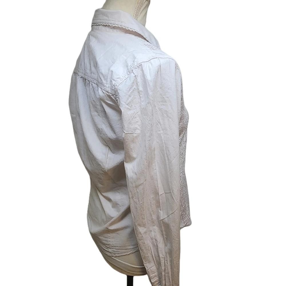 Polo Ralph Lauren. White, 100% Cotton Button-Up Top. M