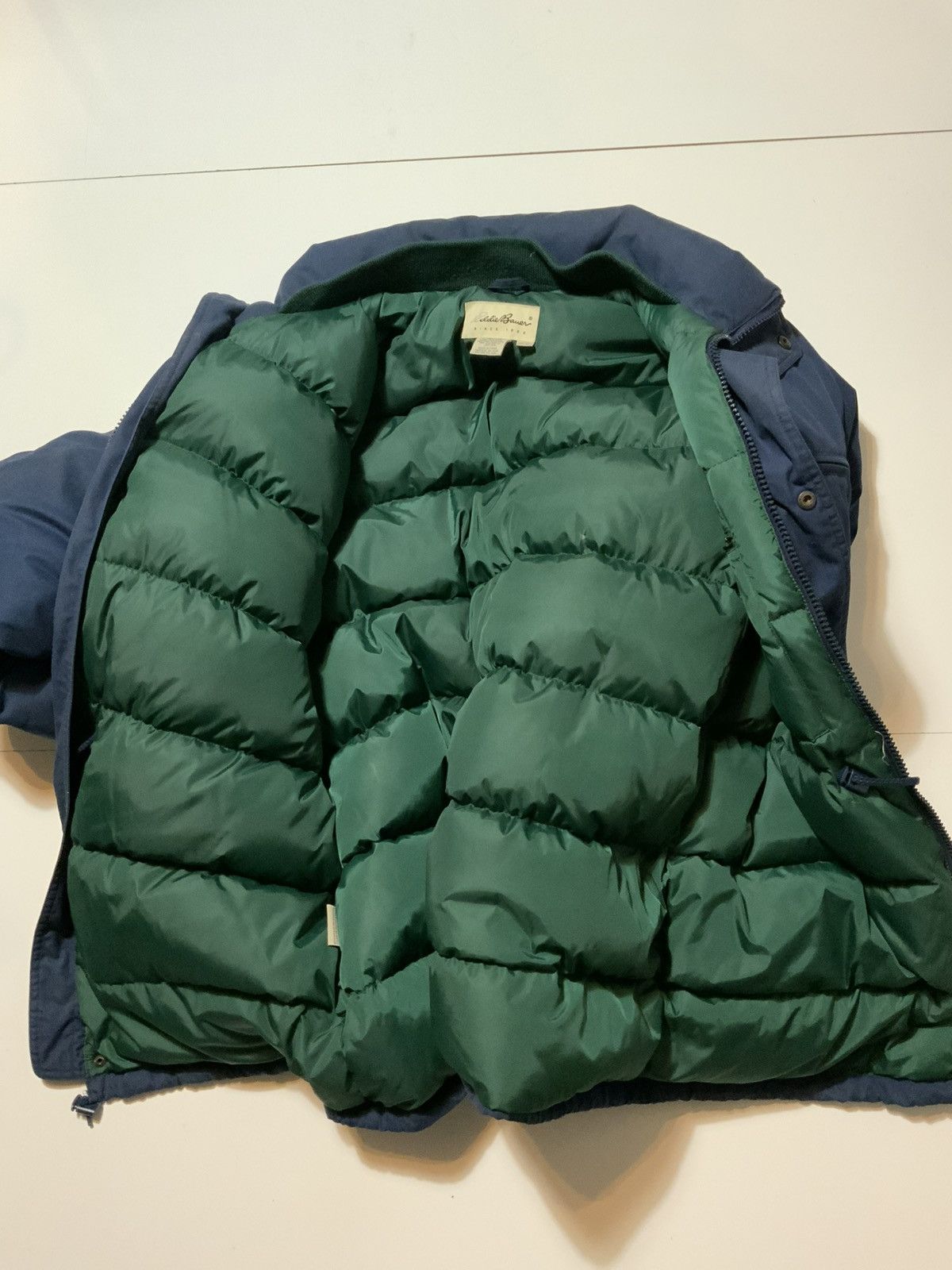Eddie Bauer × Vintage VTG Eddie Bauer Goose Down Quilted Lined Puffer Zip Jacket Size US M / EU 48-50 / 2 - 7 Thumbnail
