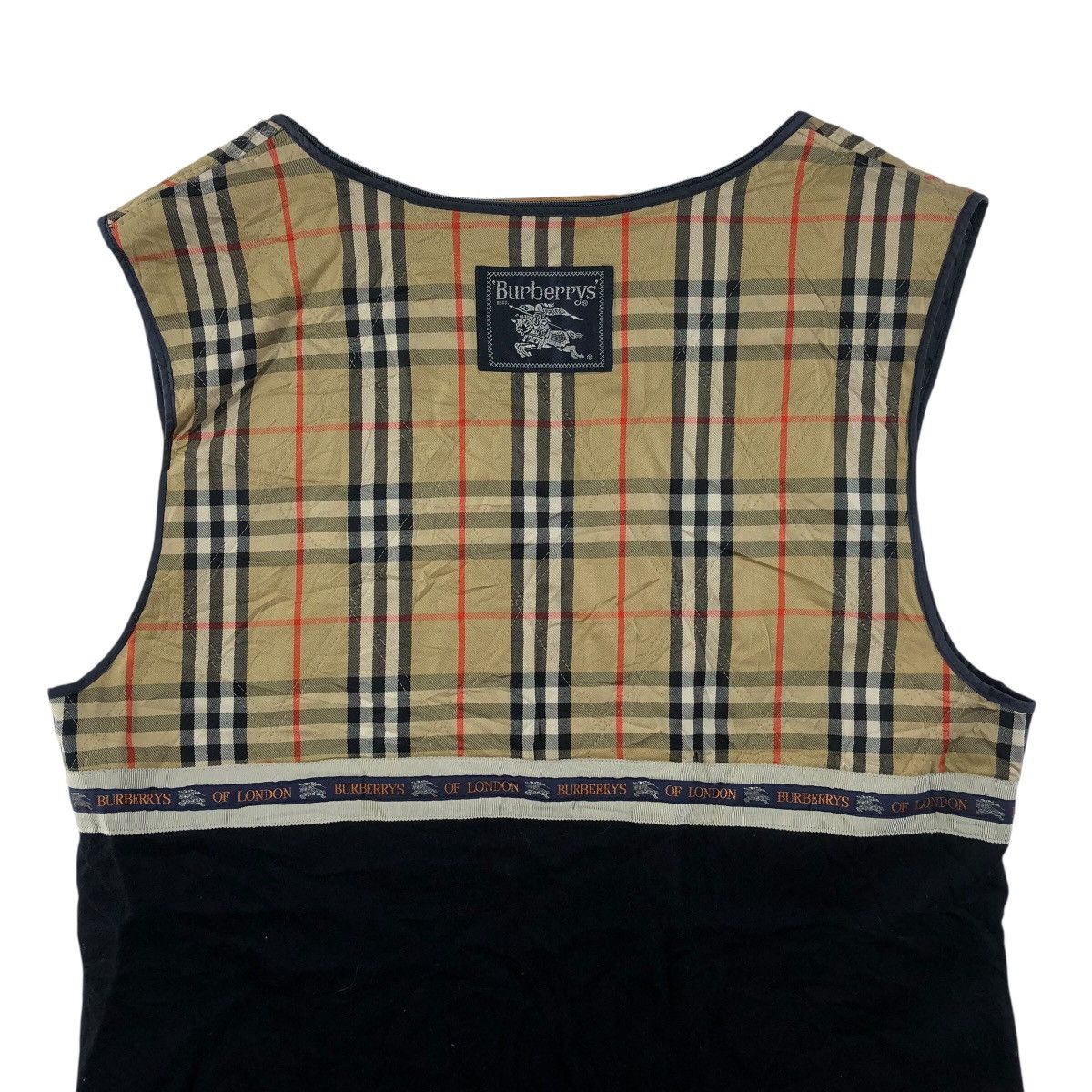 Burberry Prorsum Vintage BURBERRYS LONDON Nova Checked Plaid Inner Blazer Size 38R - 5 Thumbnail