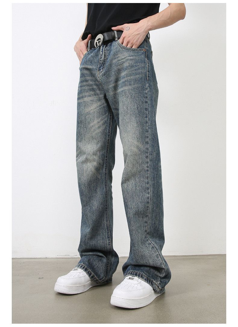 Japanese Brand × Jean Trendy American retro flared straight jeans Size US 32 / EU 48 - 3 Thumbnail