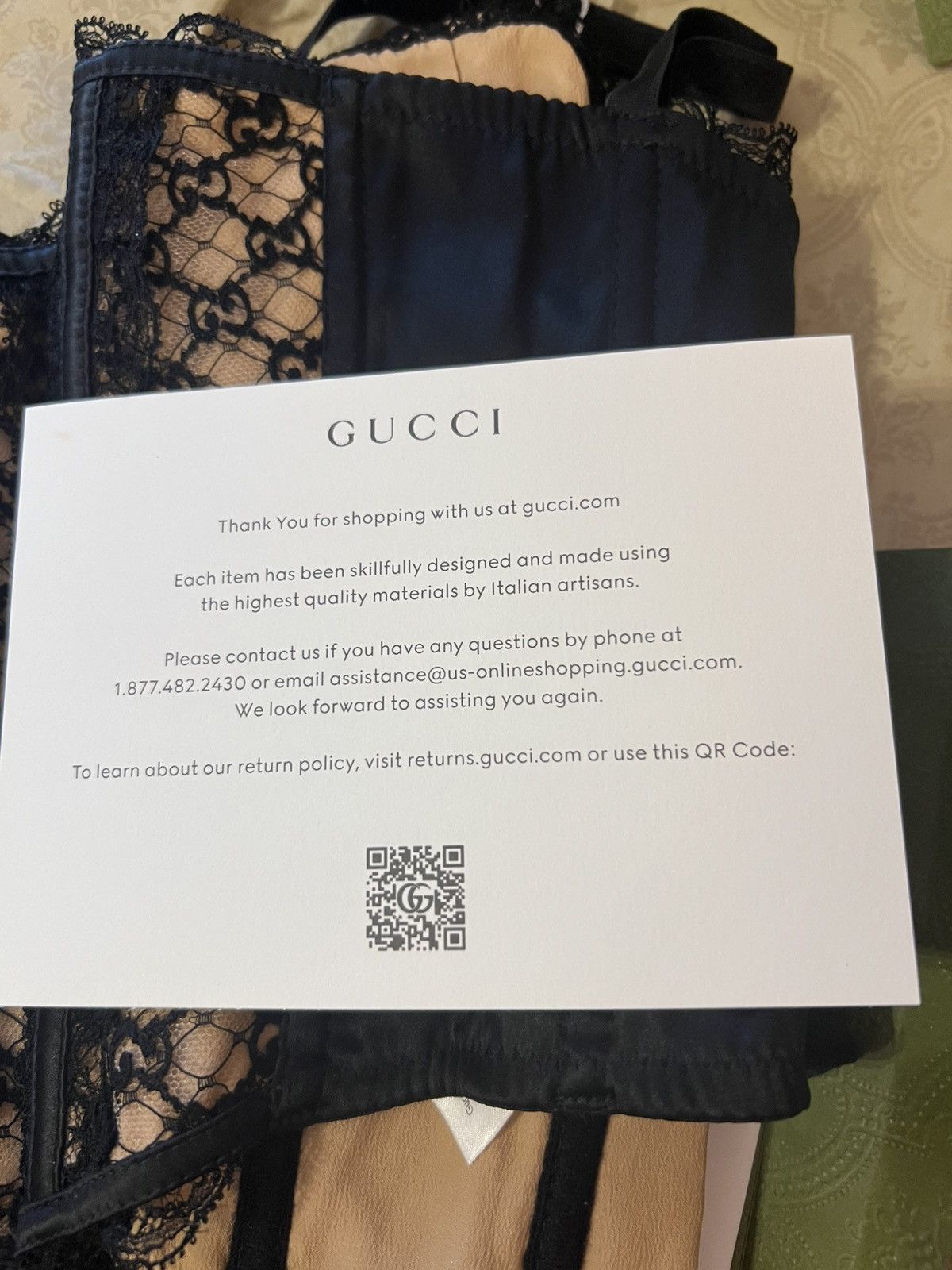 Gucci Gucci Black Lace Corset Top Bustier NWT Authentic w/ Box Size S / US 4 / IT 40 - 3 Thumbnail