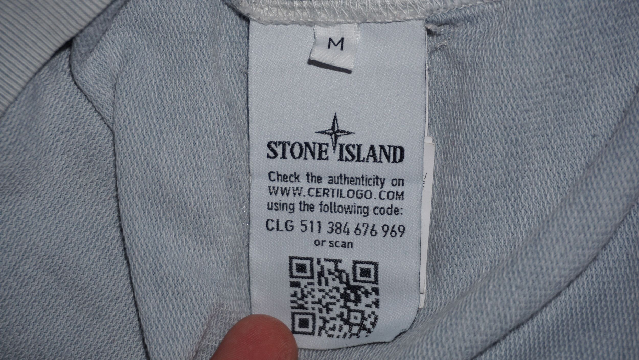 Stone Island Stone Island 2014 Washed Blue Badge Light Sweatshirt Hoodie Size US L / EU 52-54 / 3 - 11 Thumbnail