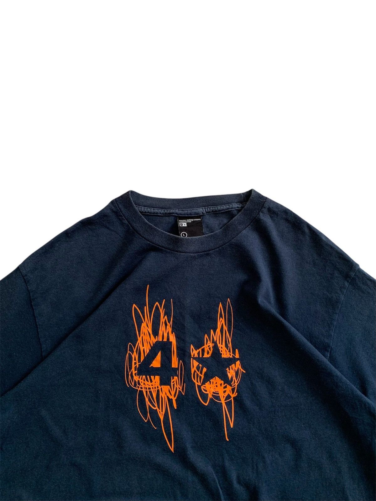 Fourstar Rare💥 Vintage 90s Fourstar Skateboards Tshirt Size US L / EU 52-54 / 3 - 3 Thumbnail