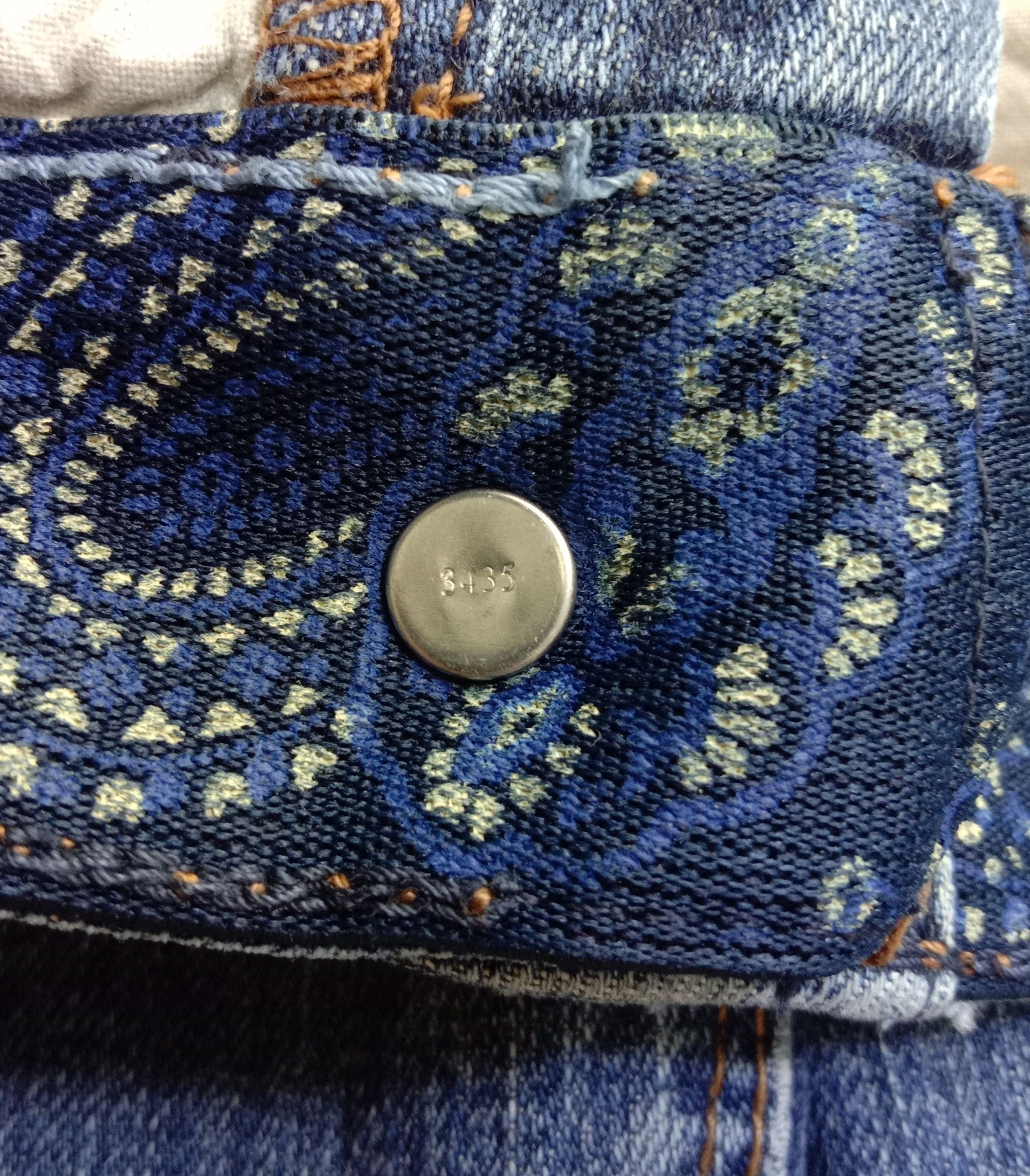 Levi's Vintage Levi's 525 Jeans Faded Blue Straight Leg Denim Size 33" - 10 Thumbnail