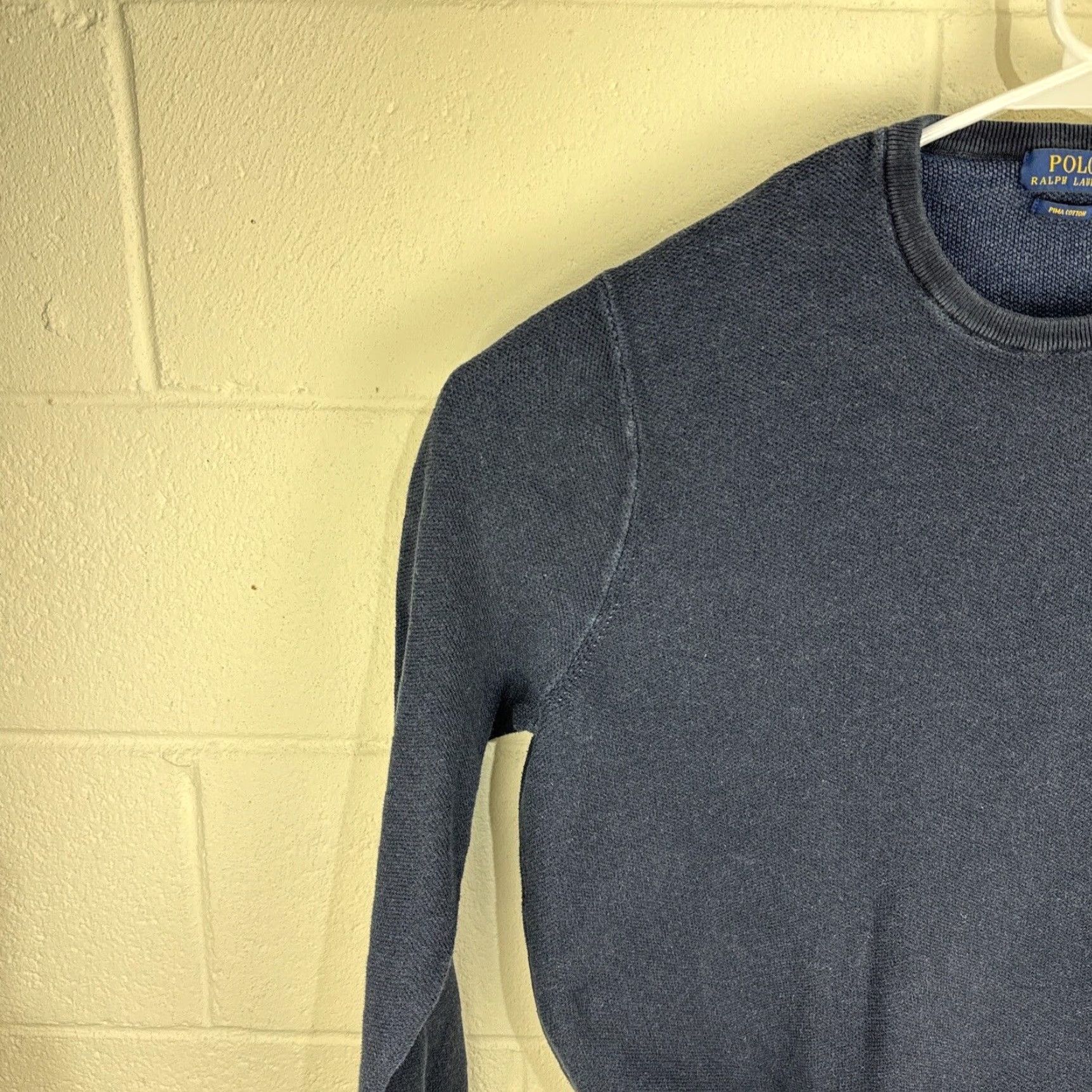 Ralph Lauren Polo Ralph Lauren Men's Knit Sweater XL Blue Crew Neck Pullover Casual Lightweight Outdoor Size US XL / EU 56 / 4 - 4 Thumbnail