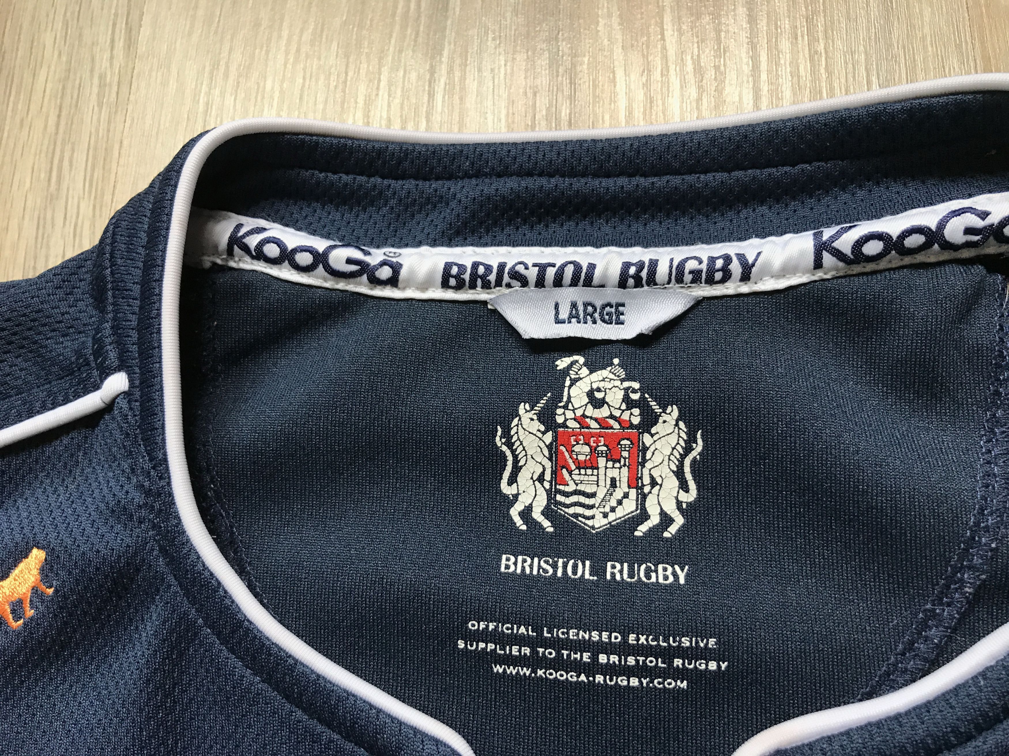 Vintage Kooga Vintage Bristol Rugby Home Shirt 2007/08 Size US L / EU 52-54 / 3 - 7 Thumbnail