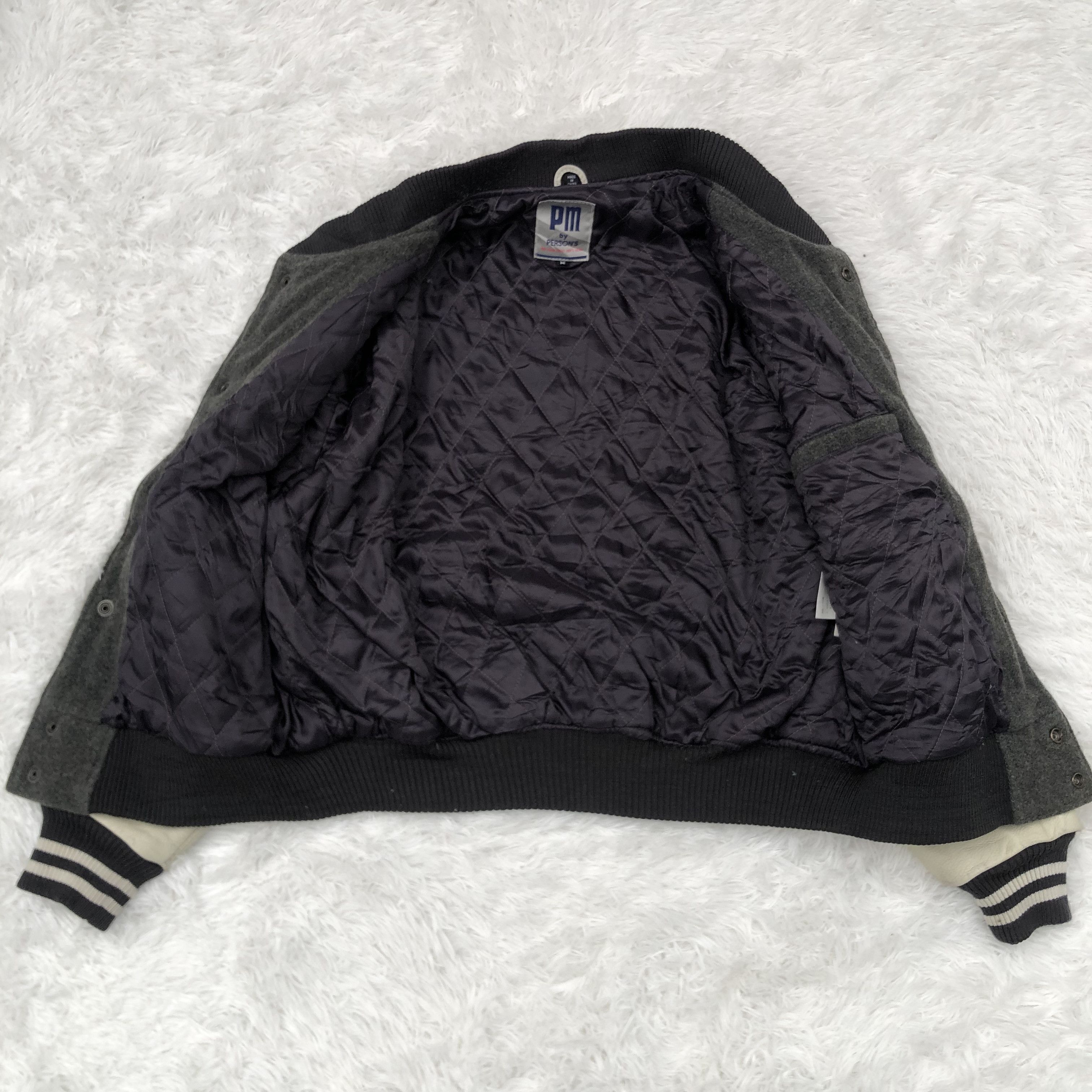 PERSON'S Mohair Wool Sleeve Leather varsity jacket Size US M / EU 48-50 / 2 - 7 Thumbnail