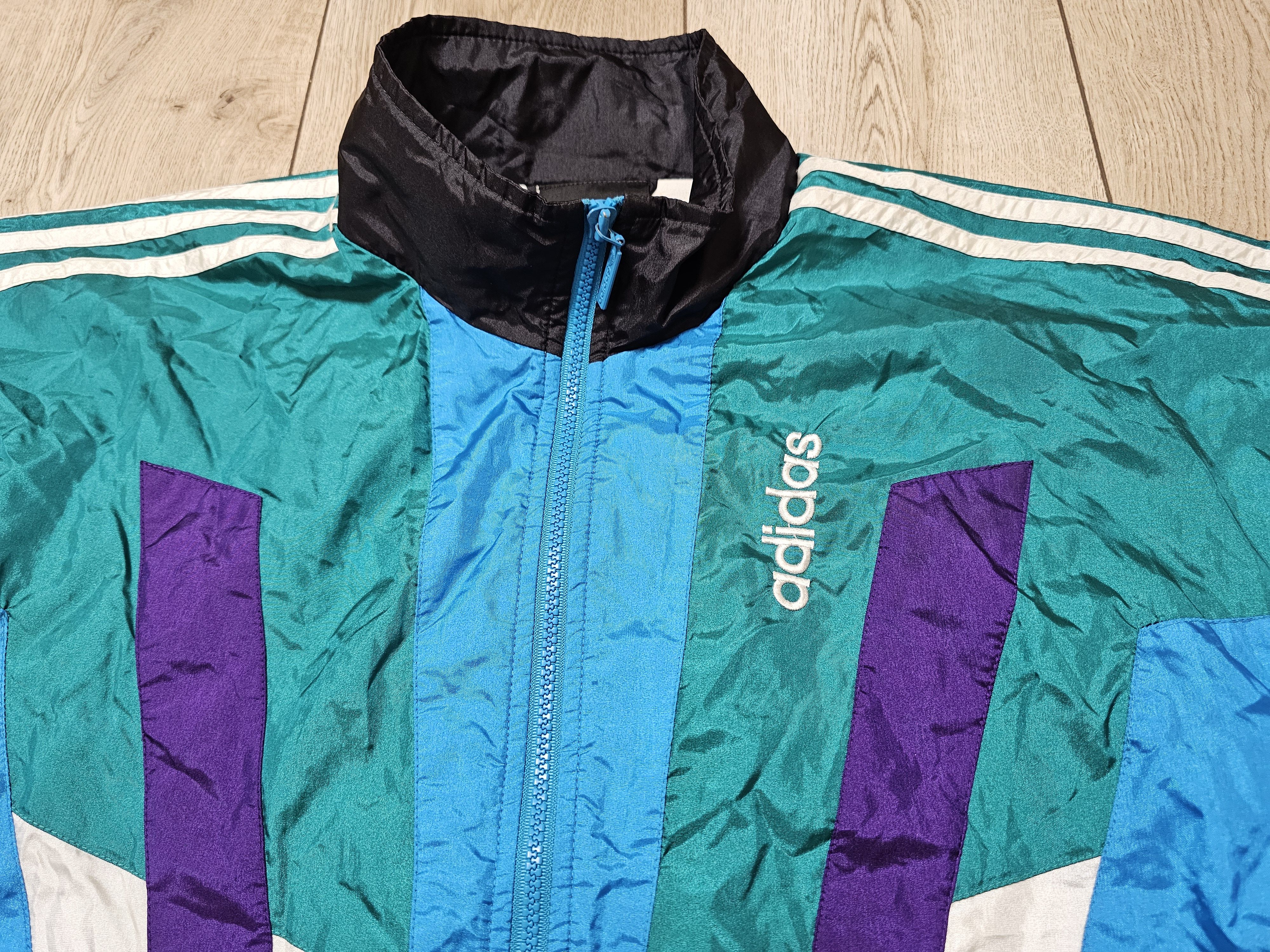 Adidas ADIDAS EQUIPMENT VINTAGE NEYLON JACKET Y2K SOCCER TRAINING Size US M / EU 48-50 / 2 - 3 Thumbnail