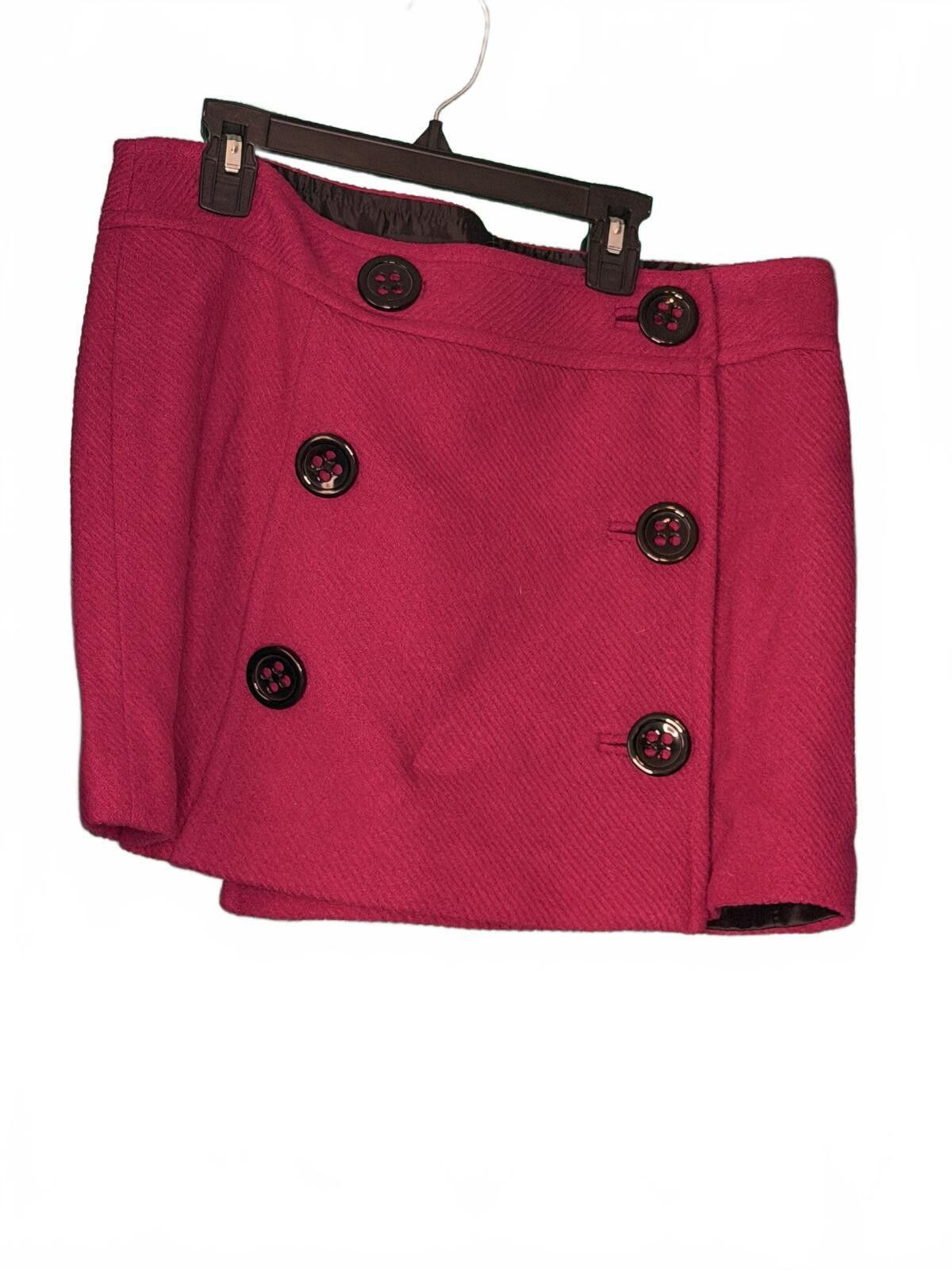 Express Express Design Studio Pink Buttoned Mini Skirt Size 10 Size 32" / US 10 / IT 46 - 1 Thumbnail