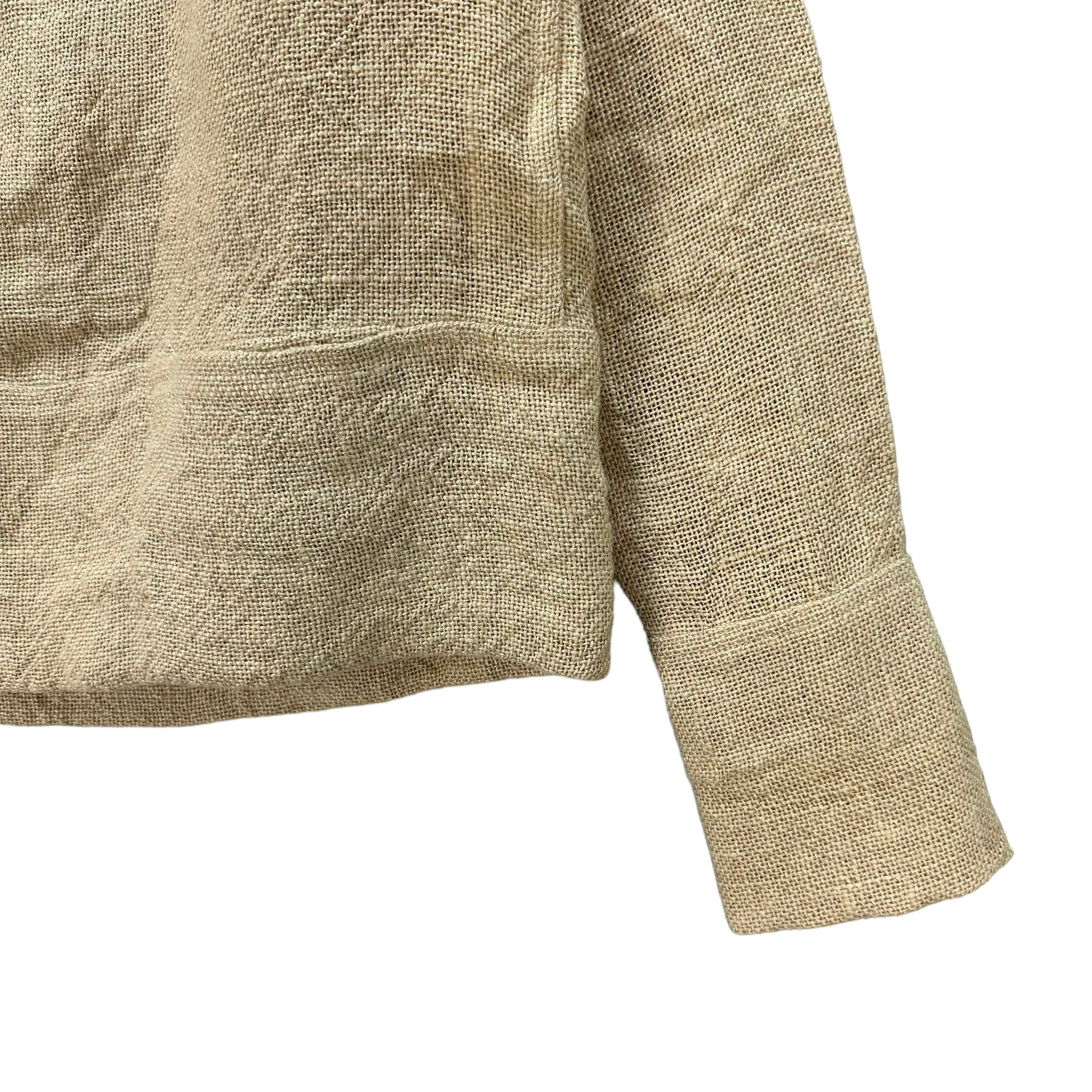 Japanese Brand RARE🔥 BUTTON LESS KENAF JACKET #7937-191 Size M / US 6-8 / IT 42-44 - 6 Thumbnail