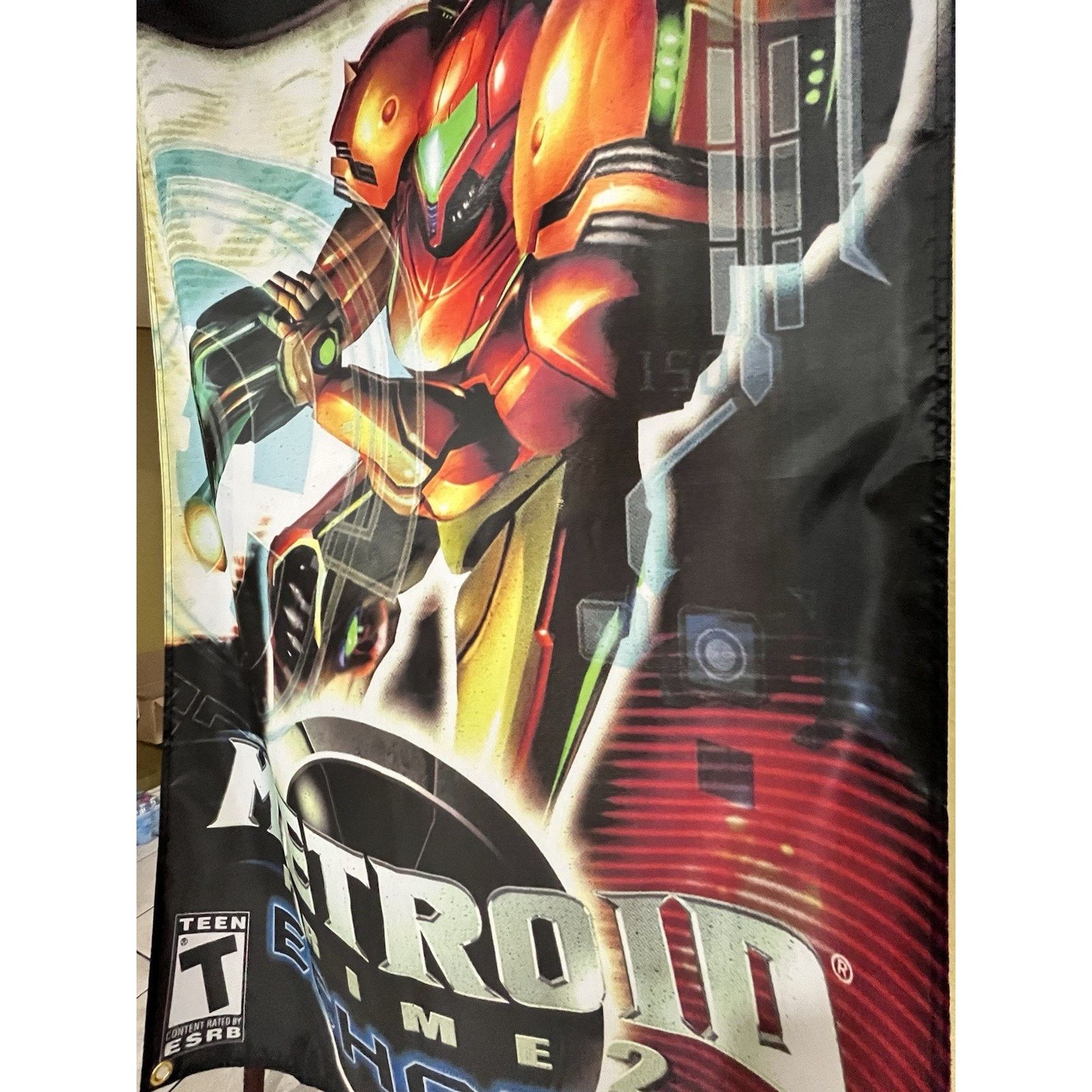 Nintendo Metroid Prime 2 Echoes 5ft Flag Banner Nintendo Gamecube NGC Size ONE SIZE - 3 Thumbnail