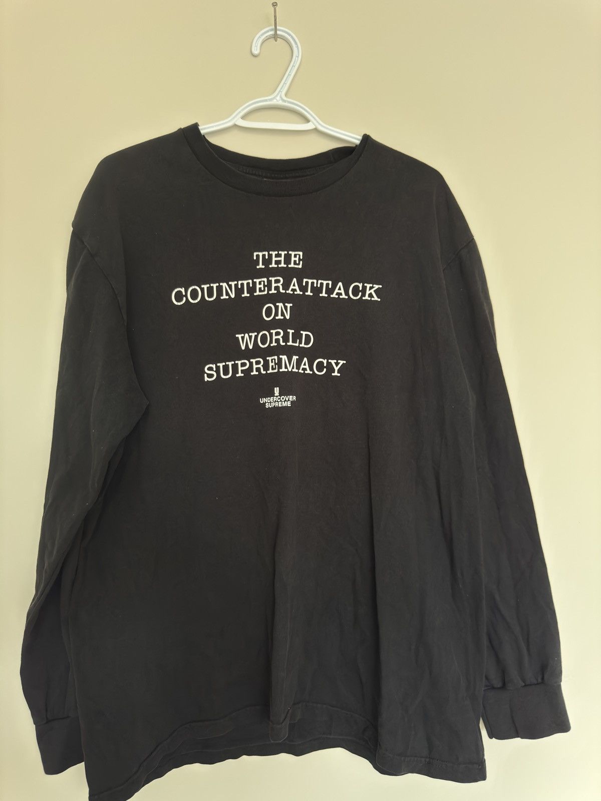 Supreme x UNDERCOVER / Public Enemy ロンT Supreme UNDERCOVER/Public Enemy Counterattack L/S Tee Black