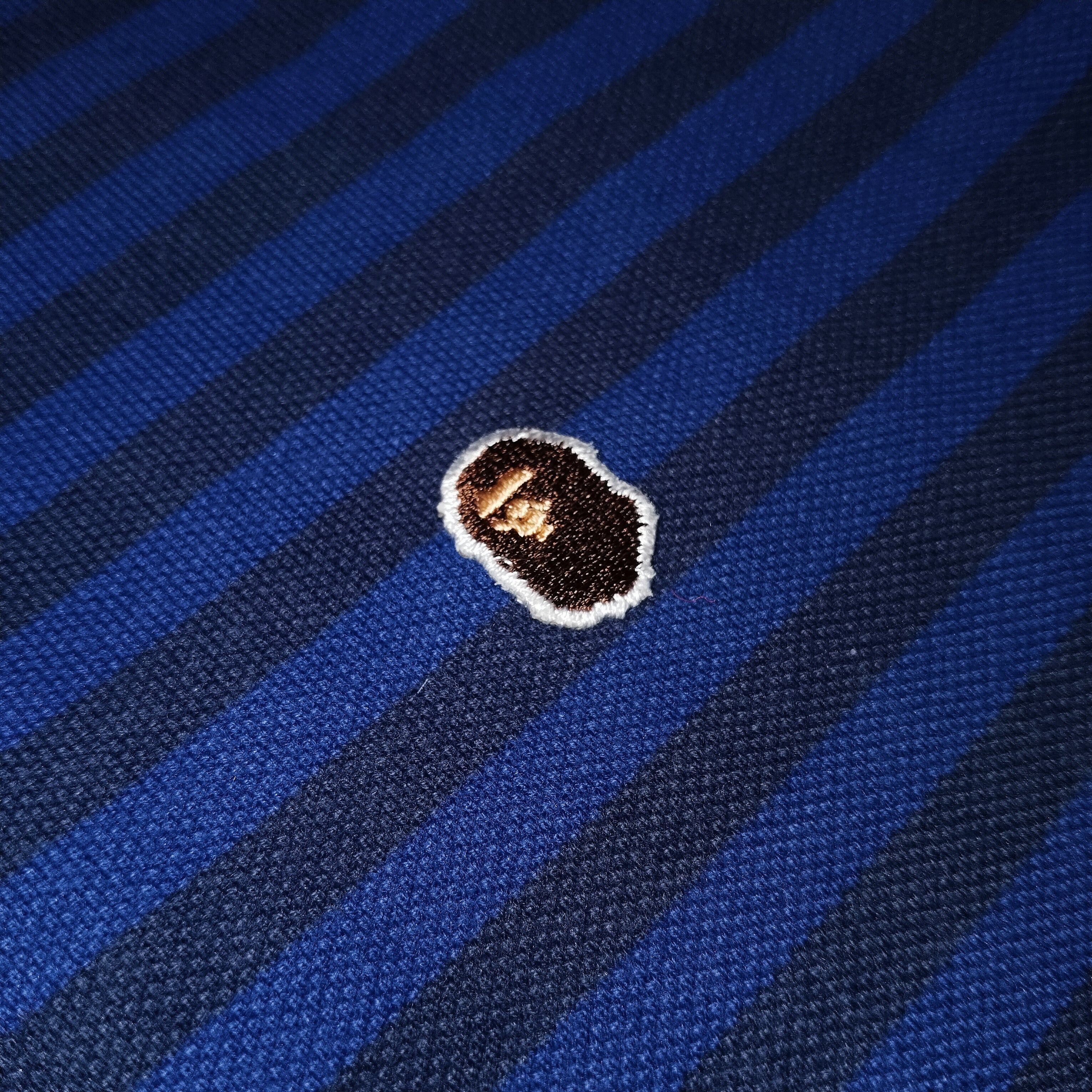 Bape Bape Stripe Polo Size US S / EU 44-46 / 1 - 3 Thumbnail