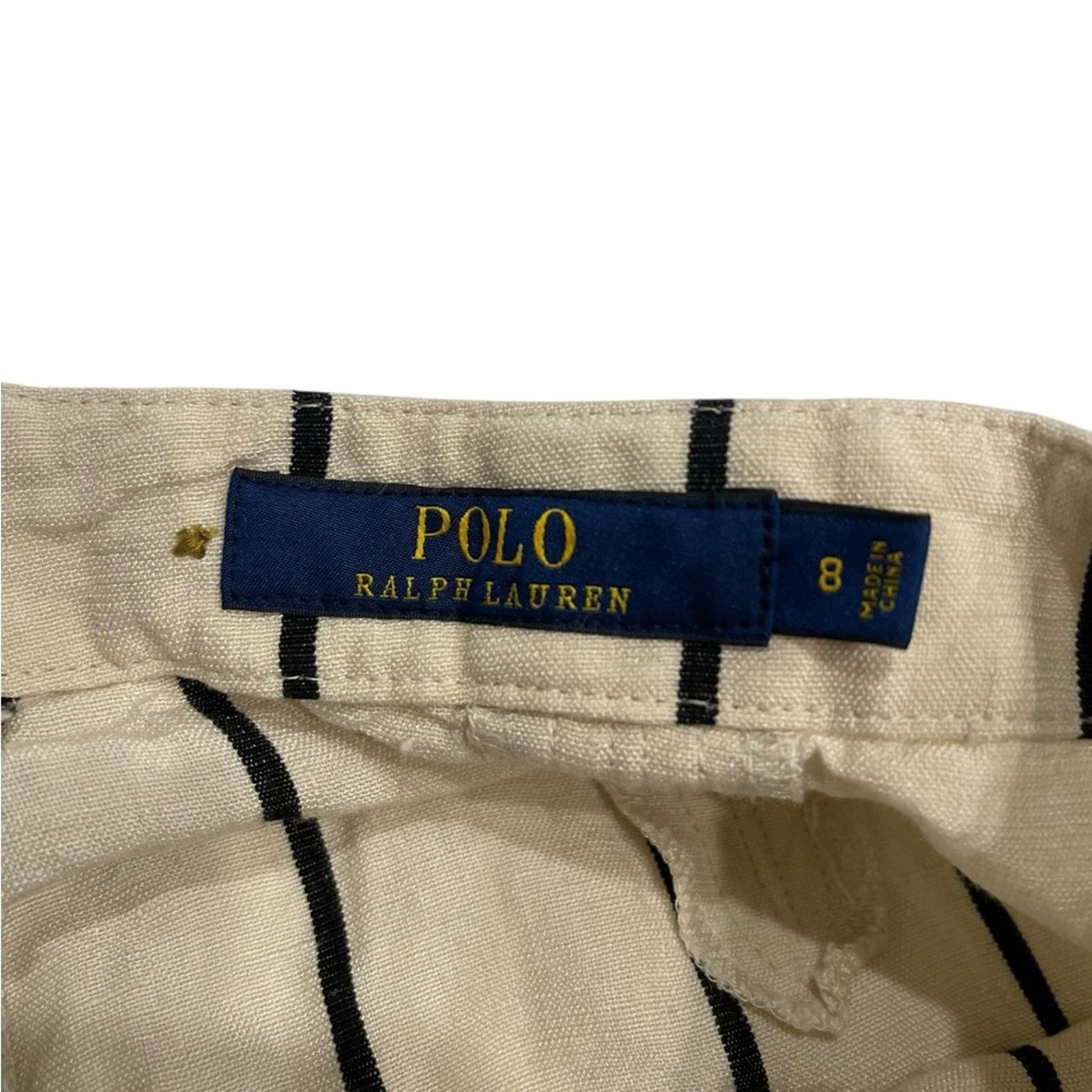 Polo Ralph Lauren Polo Ralph Lauren linen striped pants size:8 Size 30" / US 8 / IT 44 - 7 Thumbnail