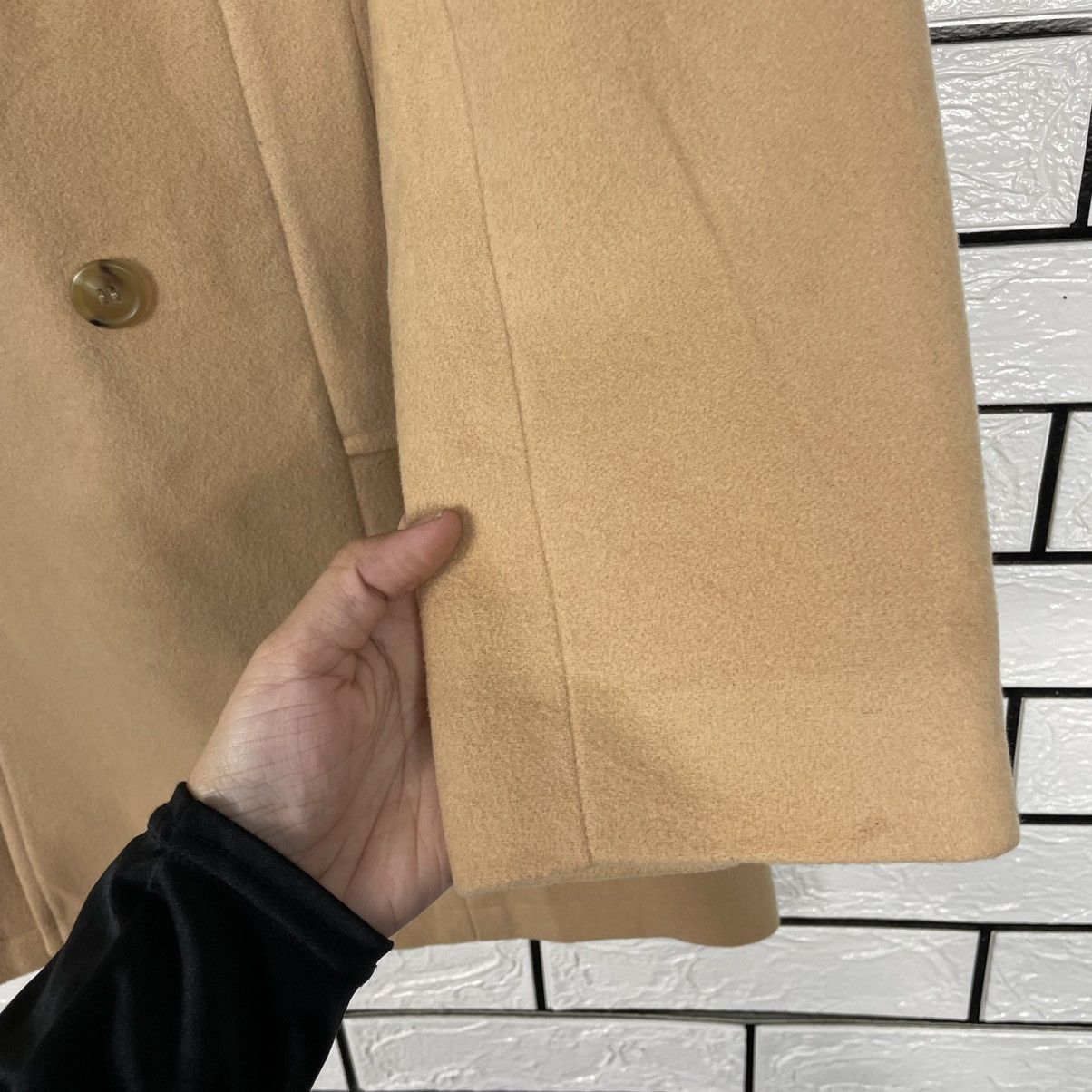 Japanese Brand Ined Double Breasted Fur Colar Coat Size M / US 6-8 / IT 42-44 - 14 Thumbnail