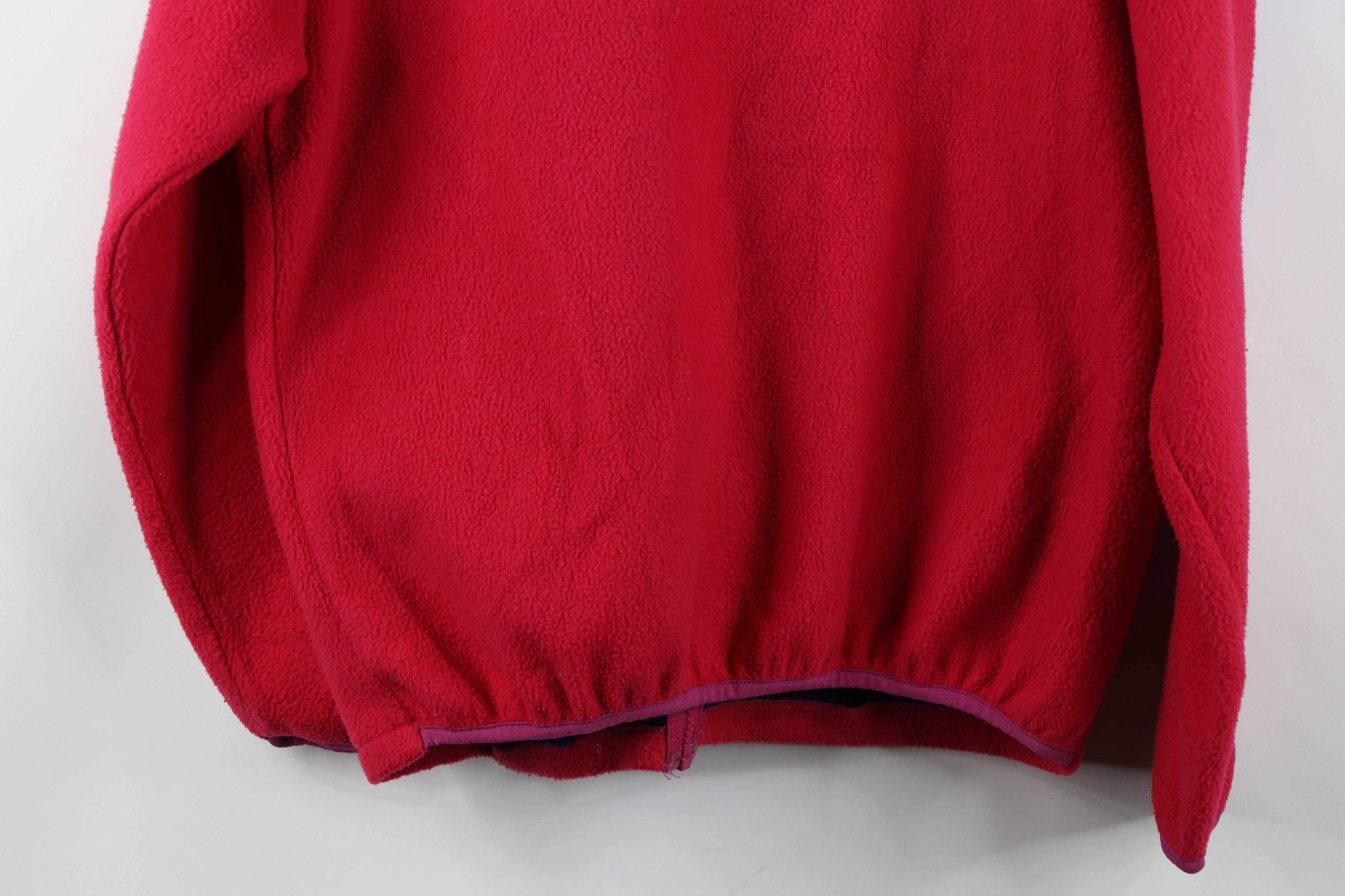 L.L. Bean Vintage 90s LL Bean Script Fleece Full Zip Jacket USA Pink Size M / US 6-8 / IT 42-44 - 17 Thumbnail