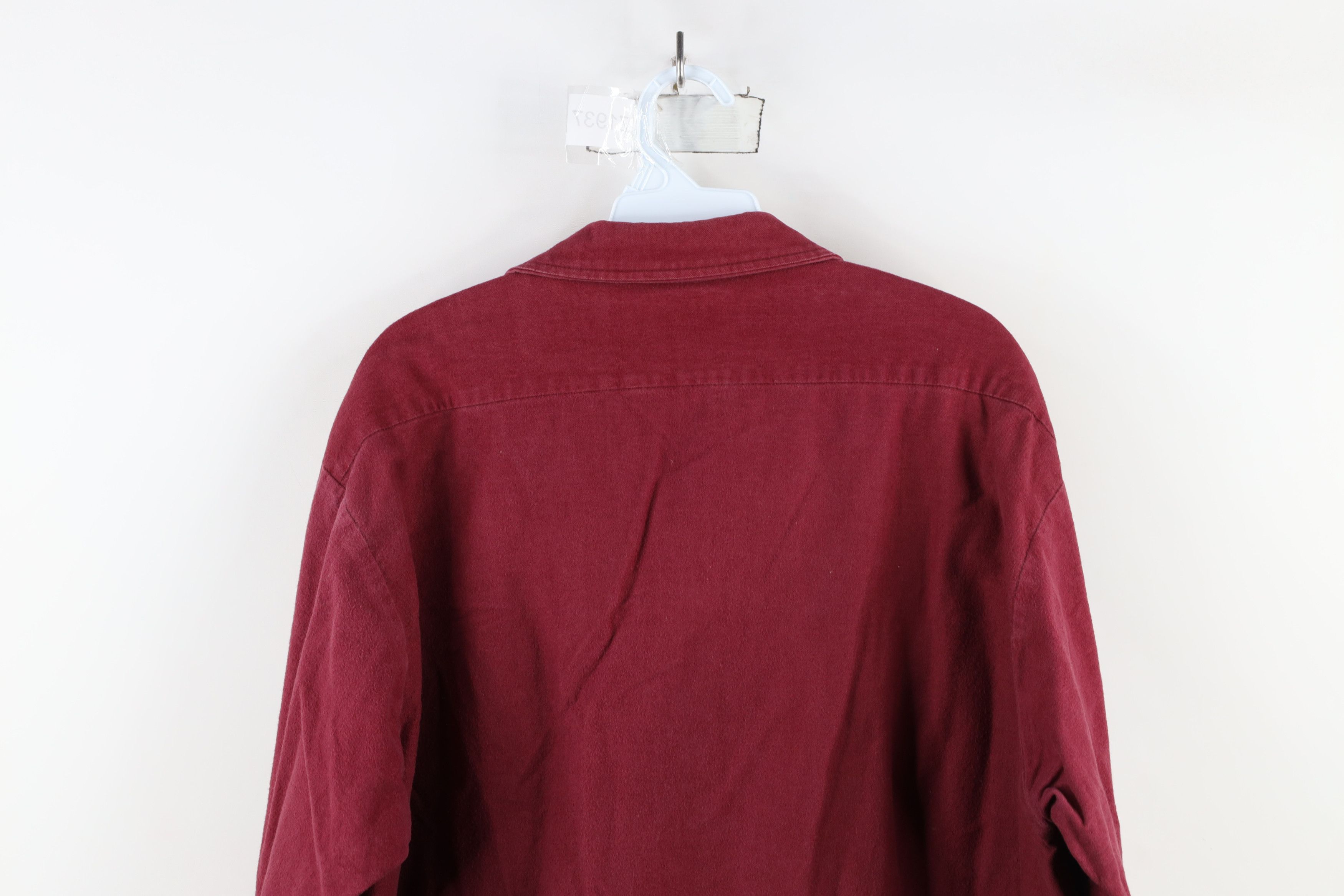 Vintage Vintage 90s Streetwear Heavy Chamois Cloth Button Shirt USA Size US XL / EU 56 / 4 - 13 Thumbnail