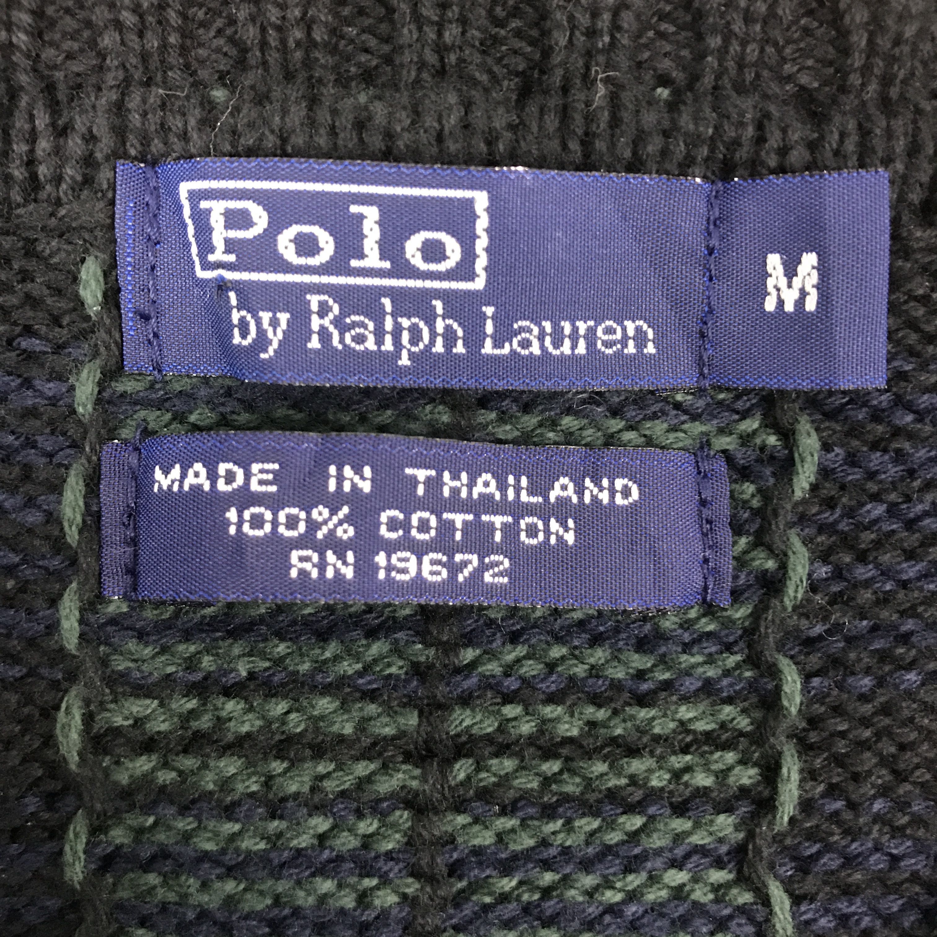 Polo Ralph Lauren Polo ralph lauren V-Neck design knitwear Tartan vest jacket Size US M / EU 48-50 / 2 - 6 Thumbnail