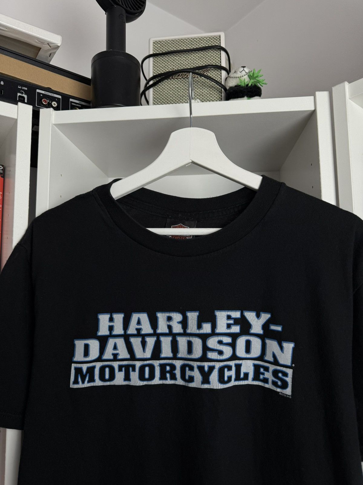 Harley Davidson × Vintage Vintage y2k Harley Davidson big logo t-shirt L moto chopper Size US L / EU 52-54 / 3 - 3 Thumbnail