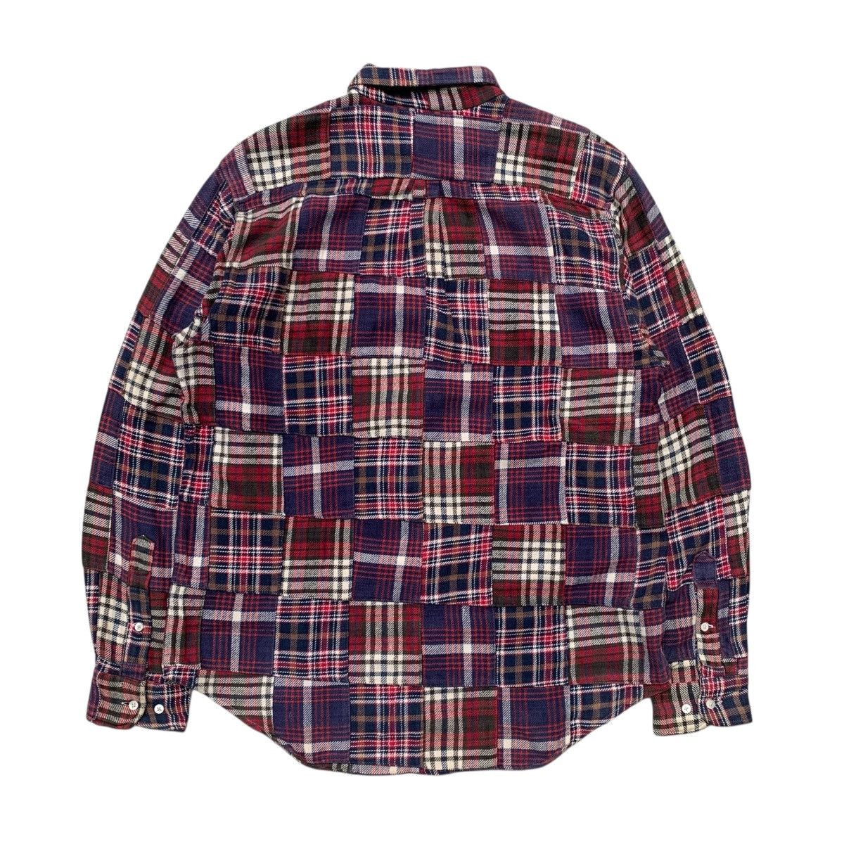Sugar Cane × Toyo Enterprises × Vintage Sugar Cane Patchwork Flanel Shirt Size US M / EU 48-50 / 2 - 8 Thumbnail