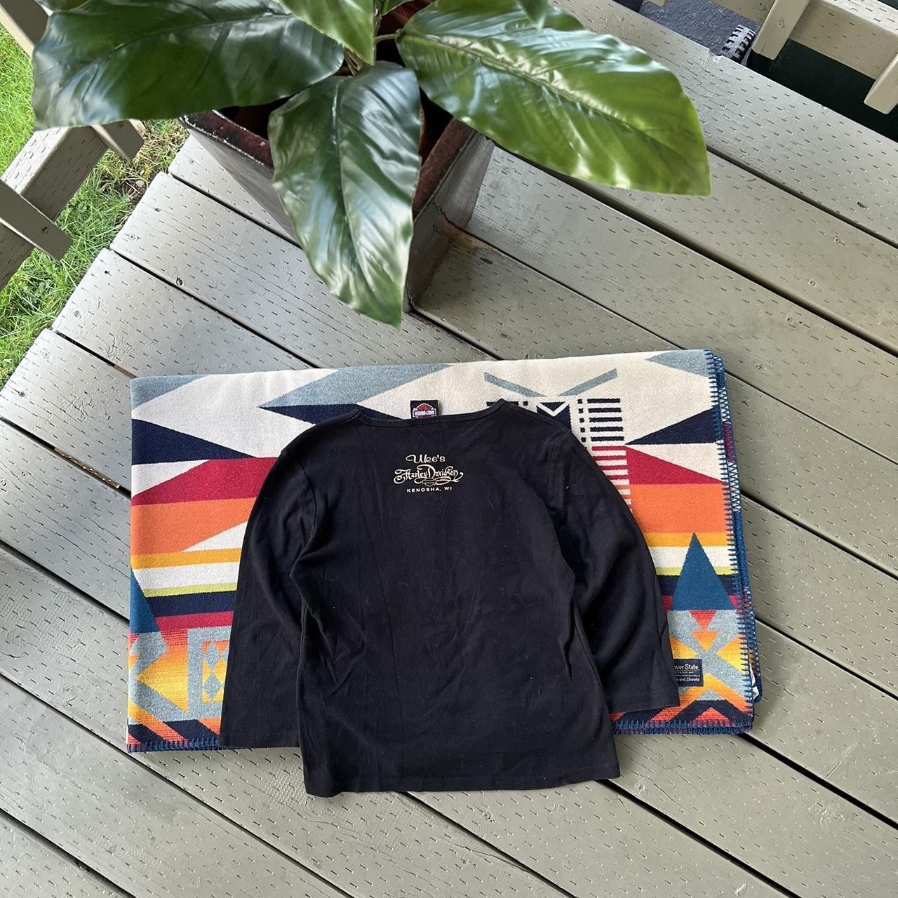 Harley Davidson × Vintage Vintage harley davidson long sleeve with flames Size M / US 6-8 / IT 42-44 - 5 Thumbnail