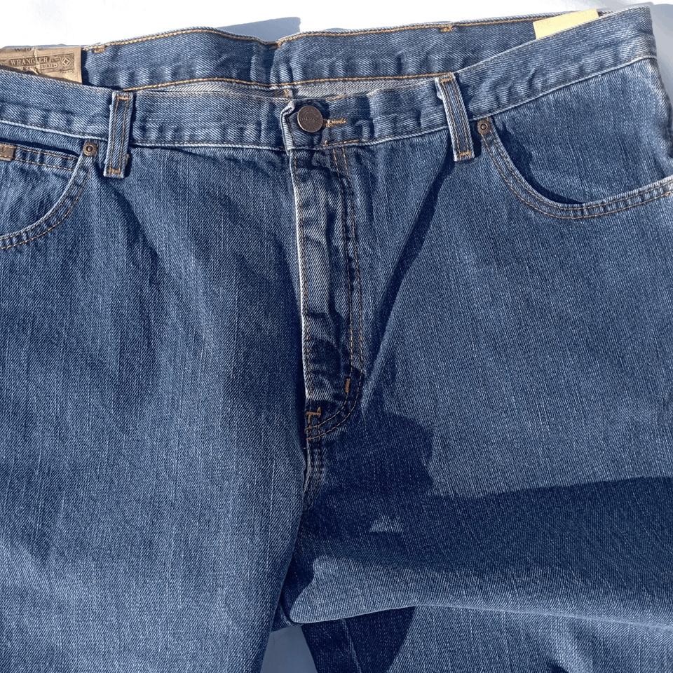 Wrangler NWT Wrangler Texas Regular Fit Jeans Blue W40 L32 Size US 40 / EU 56 - 3 Thumbnail