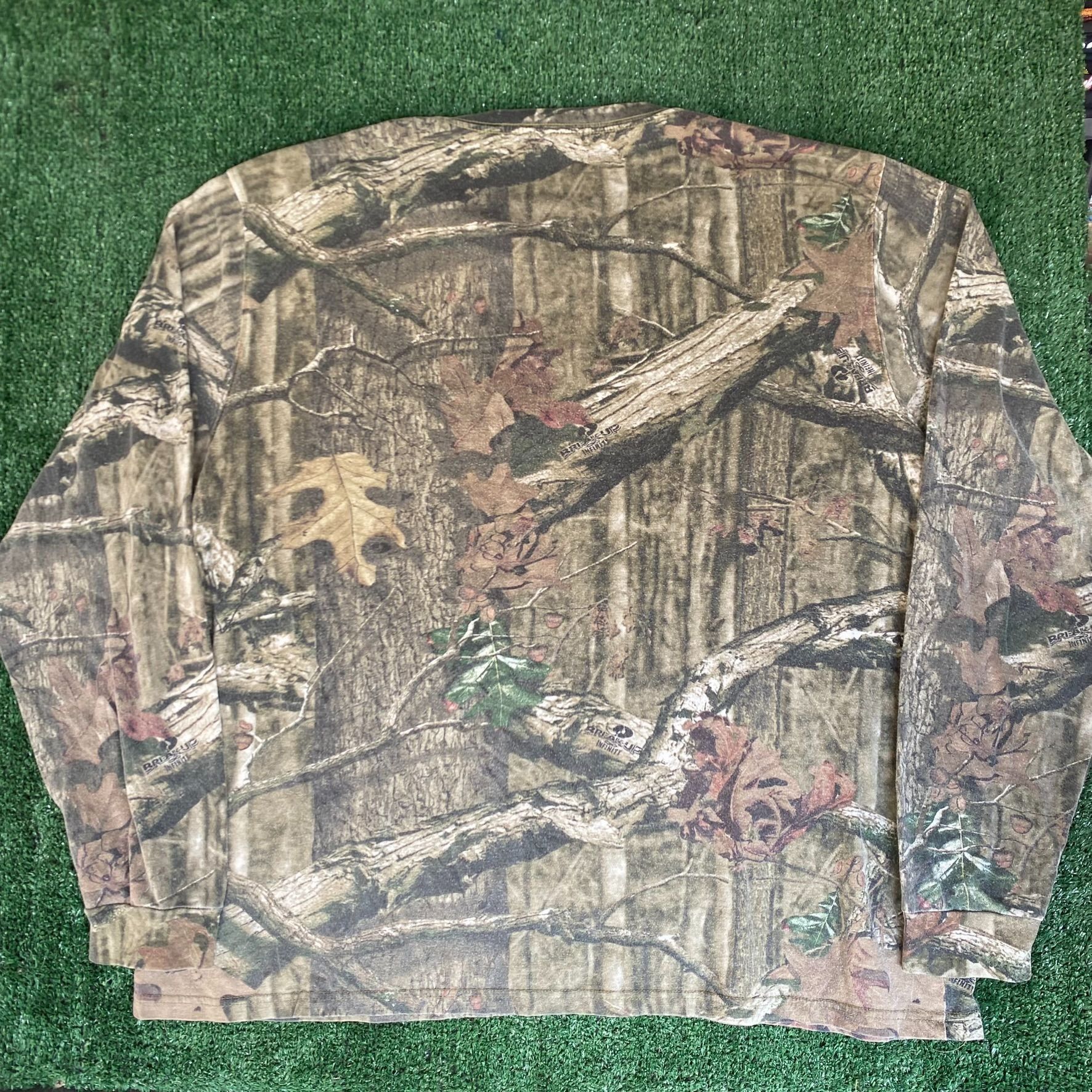 Realtree × Vintage Vintage Y2K Realtree Camo Shirt Punk Camouflage Henley Tee Size US XXL / EU 58 / 5 - 5 Thumbnail