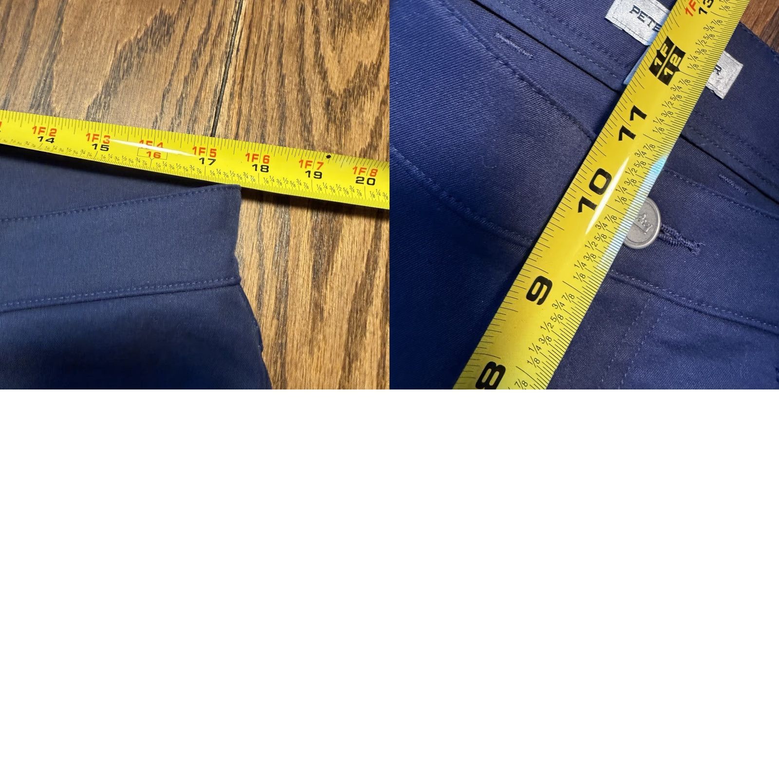 Peter Millar Peter Millar Crown Sport Mens Chino Golf Pants Straight Leg Flat Front Blue 35x30 Regular Menswear Golf Size US 35 - 10 Thumbnail