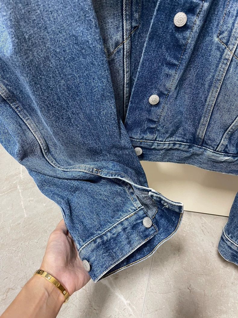 Issey Miyake Issey Miyake size:36 Retro loose denim jacket Size XS / US 0-2 / IT 36-38 - 7 Thumbnail