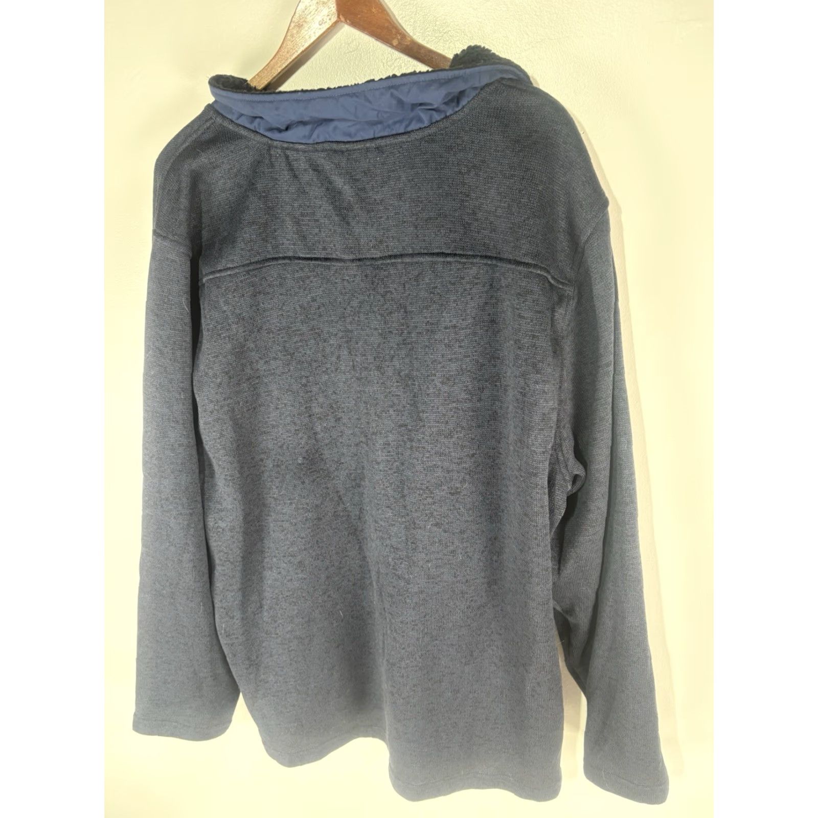 Vintage Old River Blu/Gry Softshell Fleece Qrt Zip Jacket Men’s Size XXXL Size US XXL / EU 58 / 5 - 4 Thumbnail