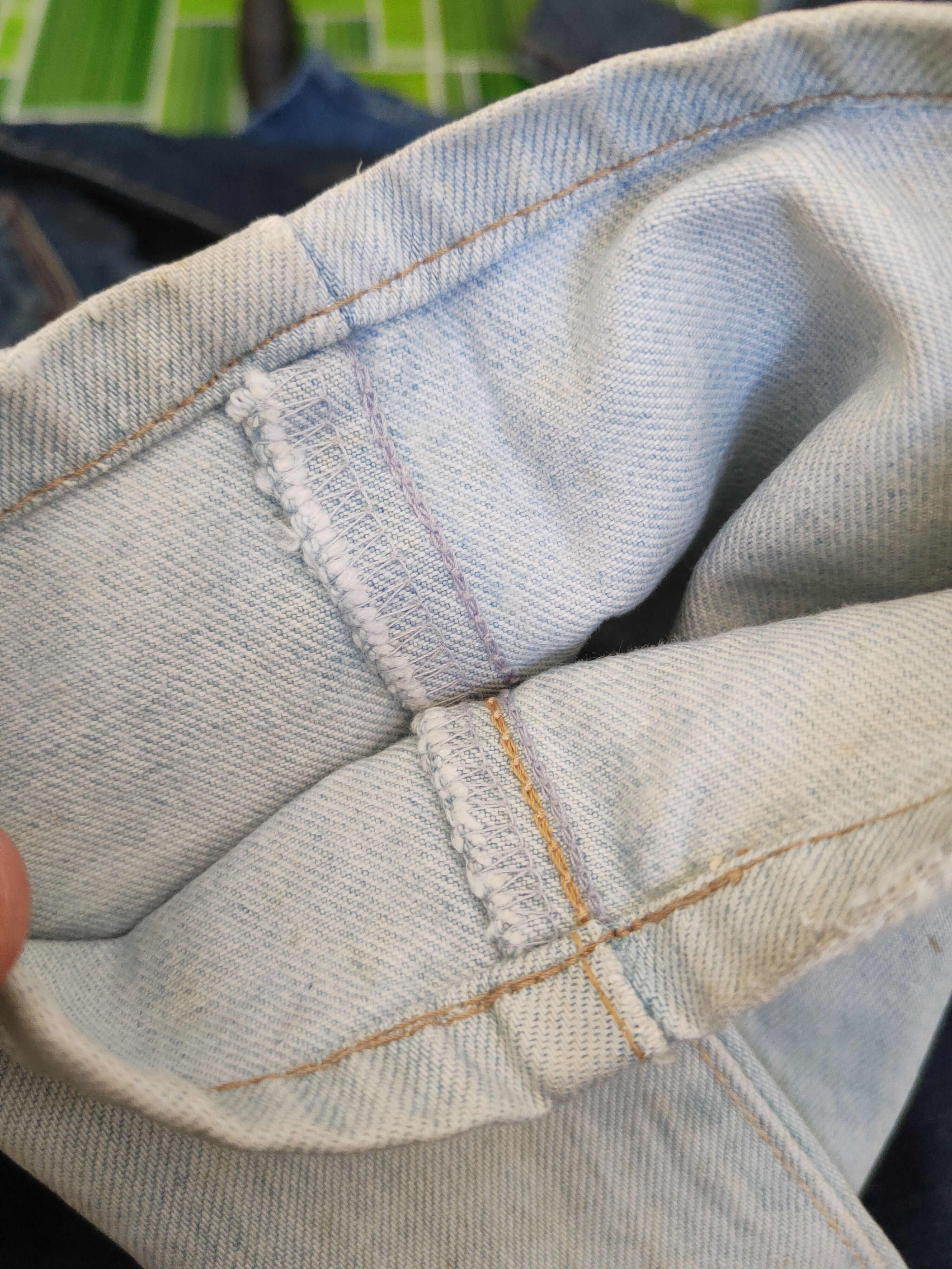 Edwin Edwin Light Blue Distressed Ripped Jeans #W1402 Size US 27 - 14 Thumbnail