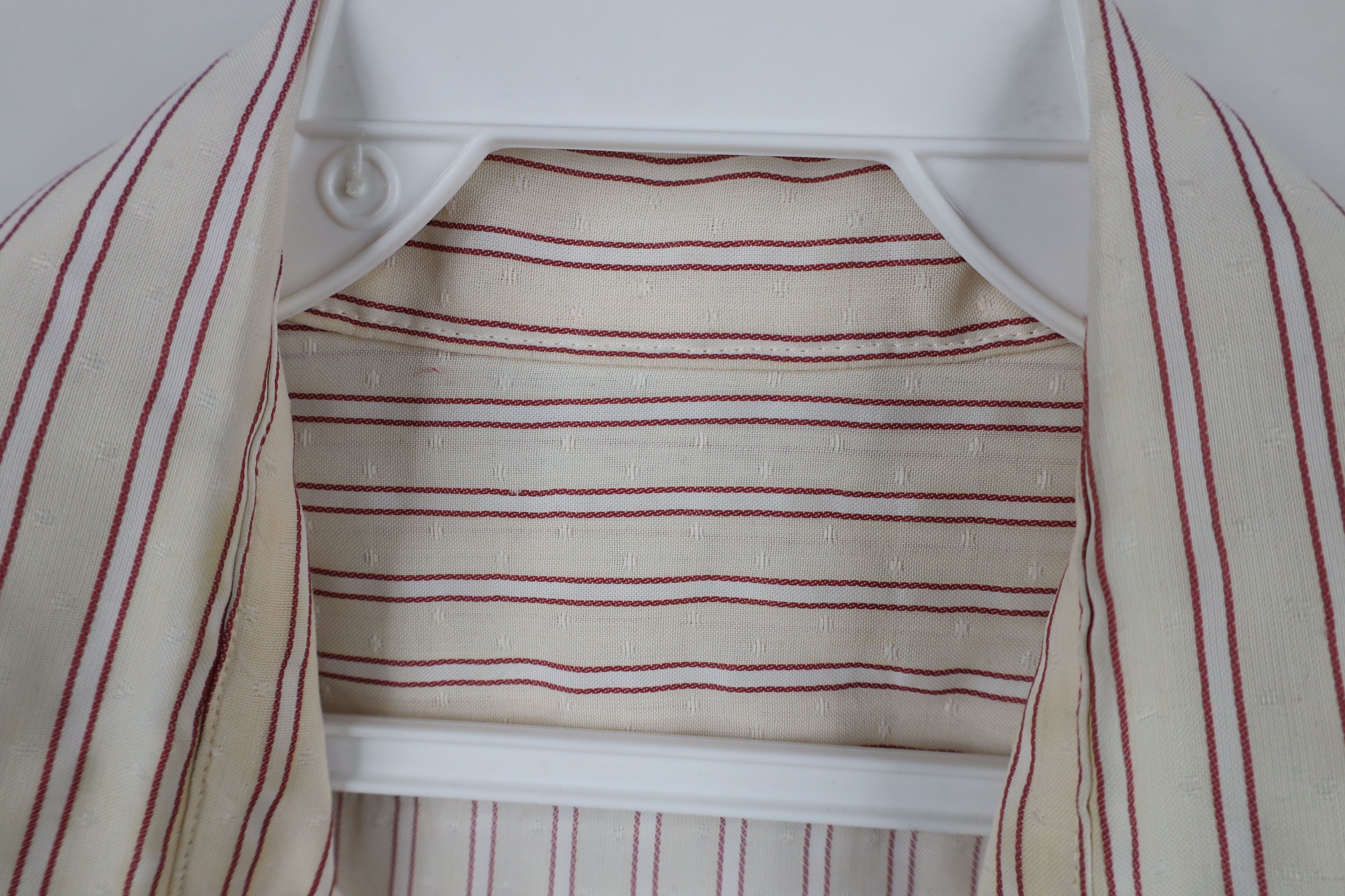 Vintage Vintage 70s Streetwear Striped Short Sleeve Button Shirt USA Size US L / EU 52-54 / 3 - 9 Thumbnail