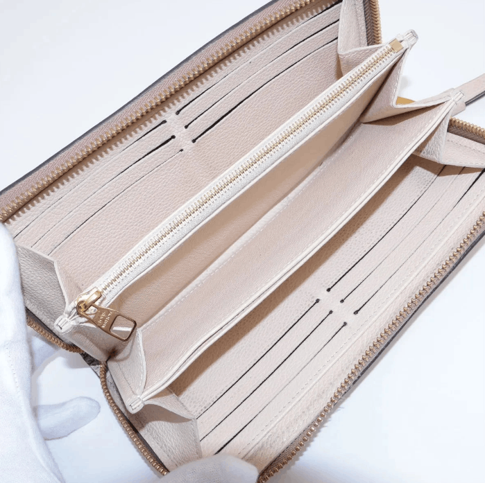 Louis Vuitton Monogram Bicolor Empreinte Zippy Wallet Creme x Bois de Rose Size ONE SIZE - 3 Thumbnail