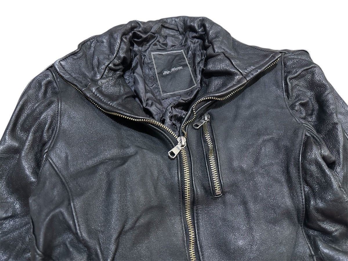 Tete Homme 🔥Y2K Archived Tete Homme Goat Leather Biker Jacket Goth Punk Size US XS / EU 42 / 0 - 4 Thumbnail