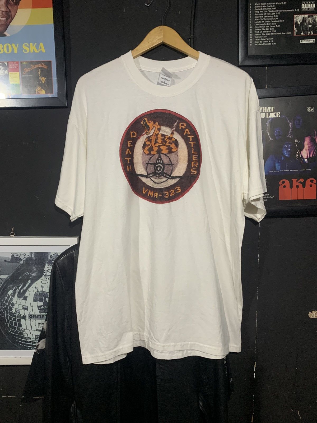 Vintage VTG DEATH RATTLERS VMC 323 SHIRT Size US XL / EU 56 / 4 - 1 Thumbnail