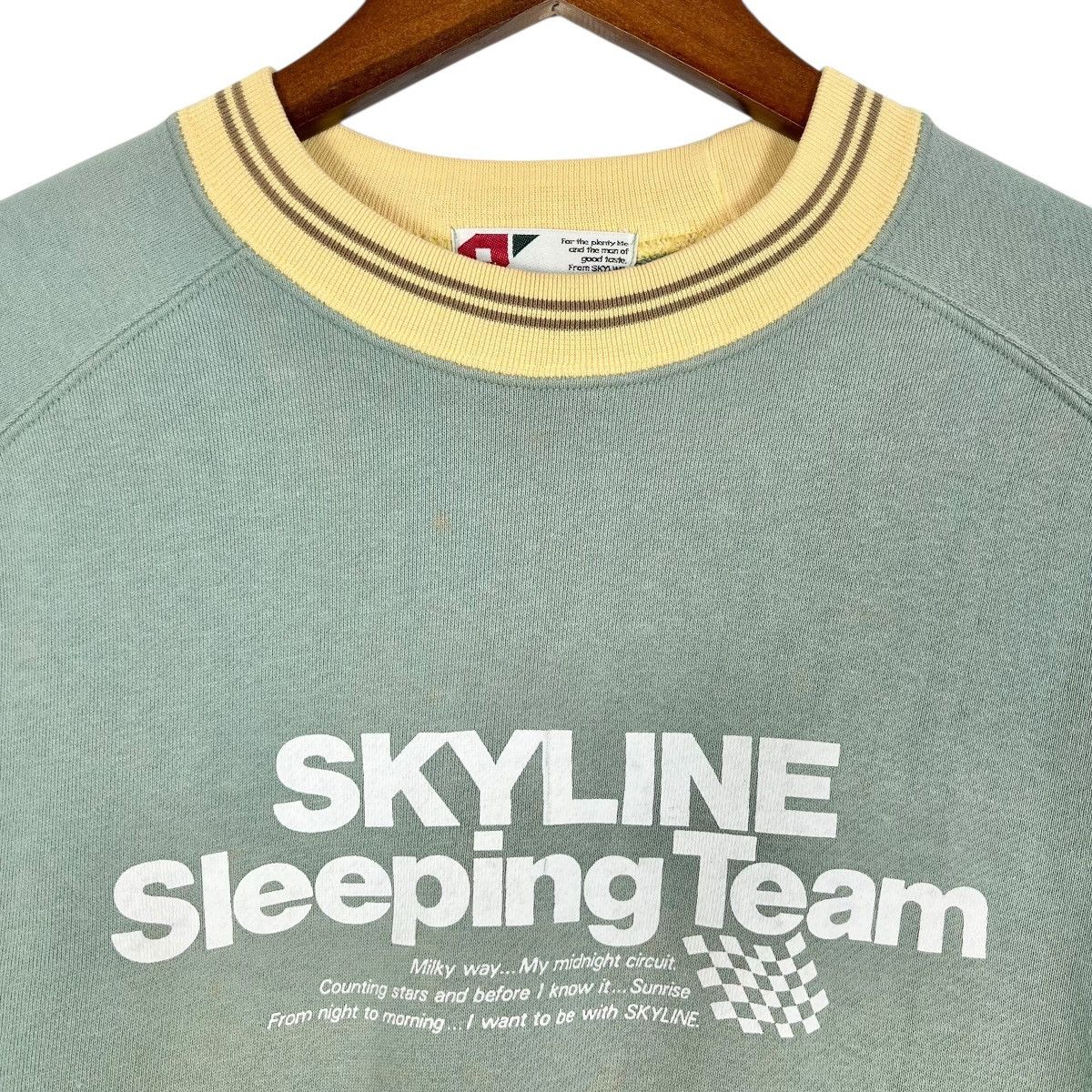 Japanese Brand × Vintage 90s Vintage Distressed Nissan Skyline Racing Team Sweatshirt Size US S / EU 44-46 / 1 - 4 Thumbnail