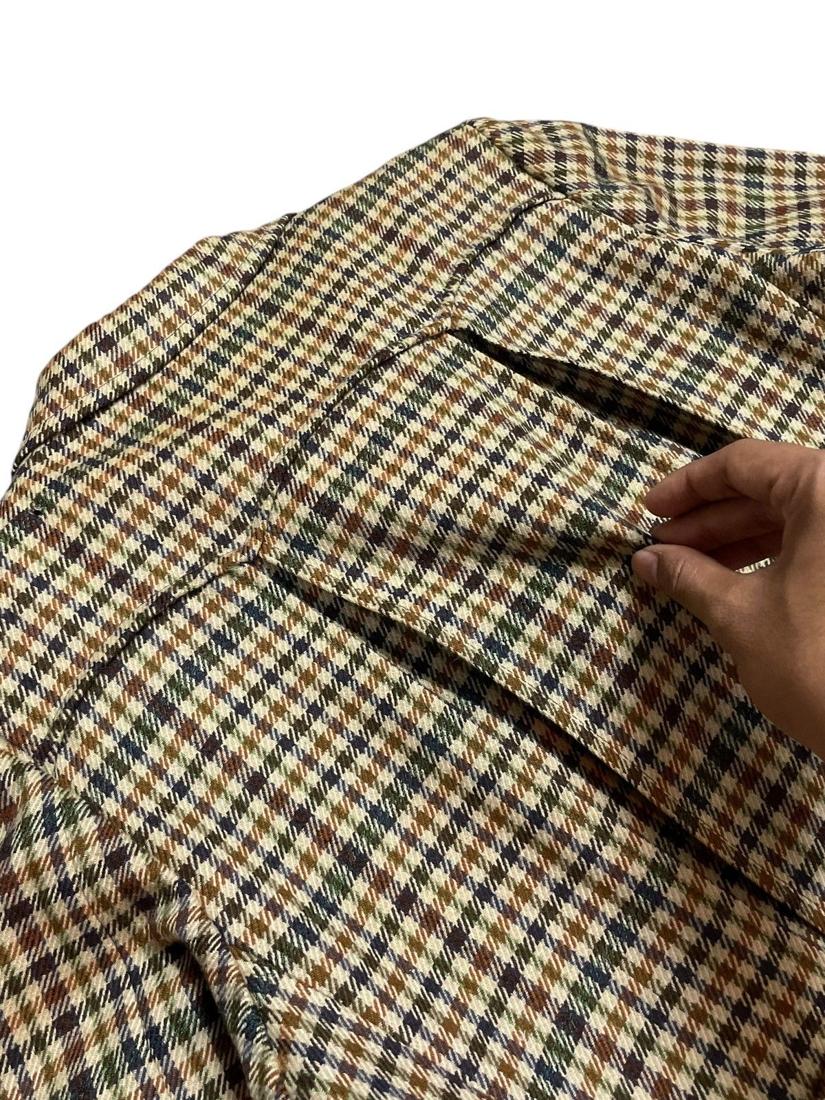 Yves Saint Laurent Vintage Yves Saint Laurent Single Breasted Plaid Wool Blazer Size US M / EU 48-50 / 2 - 12 Thumbnail