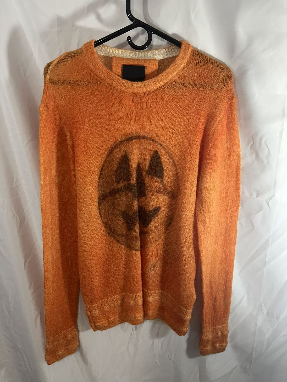 Givenchy Givenchy Pumpkin Mohair Sweater Size US XL / EU 56 / 4 - 2 Thumbnail