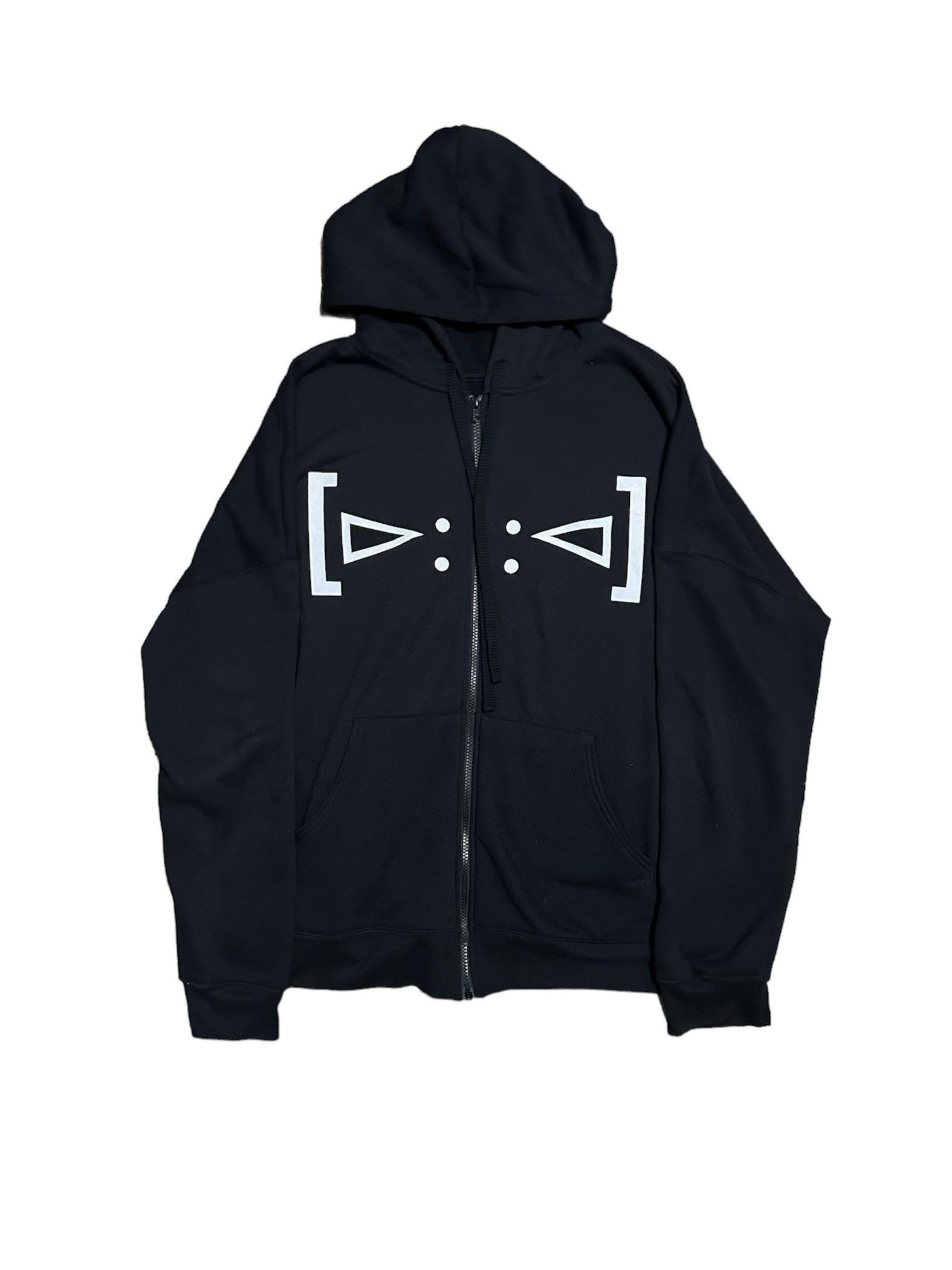 Ken Carson × Playboi Carti Ken Carson A Great Chaos Face Zip-Up Hoodie ...