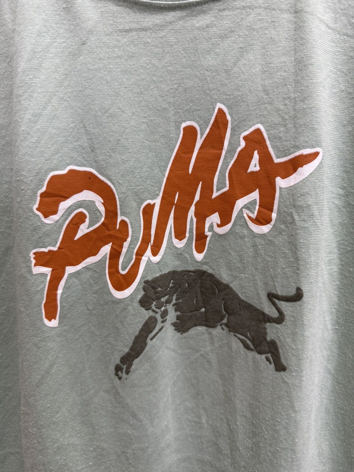 Puma Vintage Puma Biglogo Tshirt Size US S / EU 44-46 / 1 - 8 Thumbnail