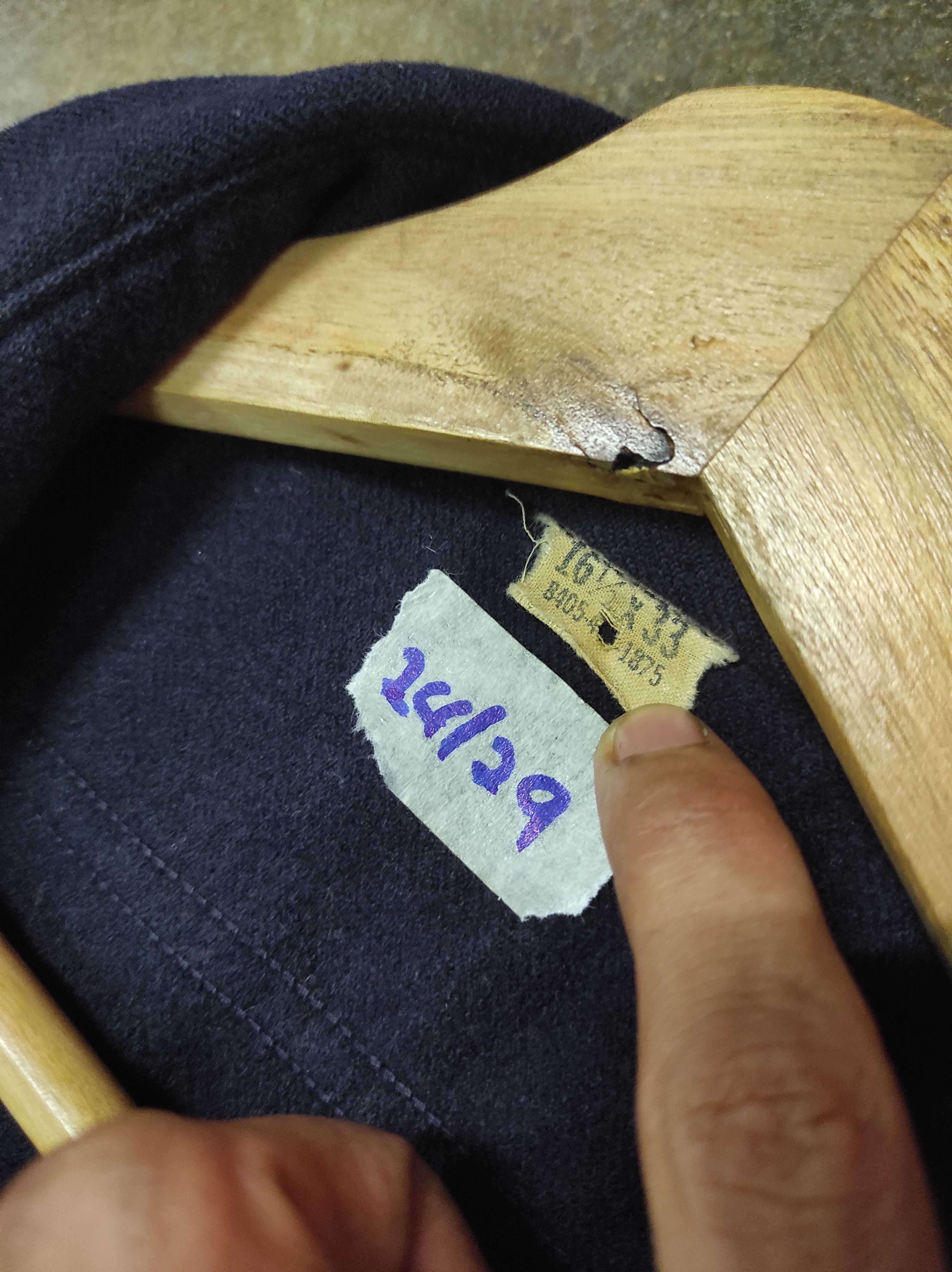 MILITARY MAN'S WOOL CPO BLUE DOYLE SHIRT JACKET