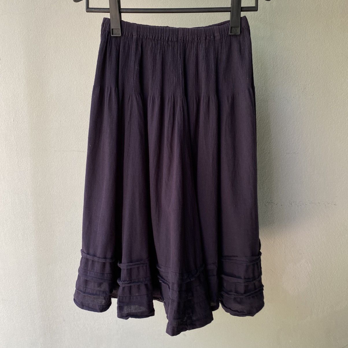Tsumori Chisato Tsumori Chisato Black Flared Midi Skirt Size 25" / US 0 / IT 36 - 10 Thumbnail