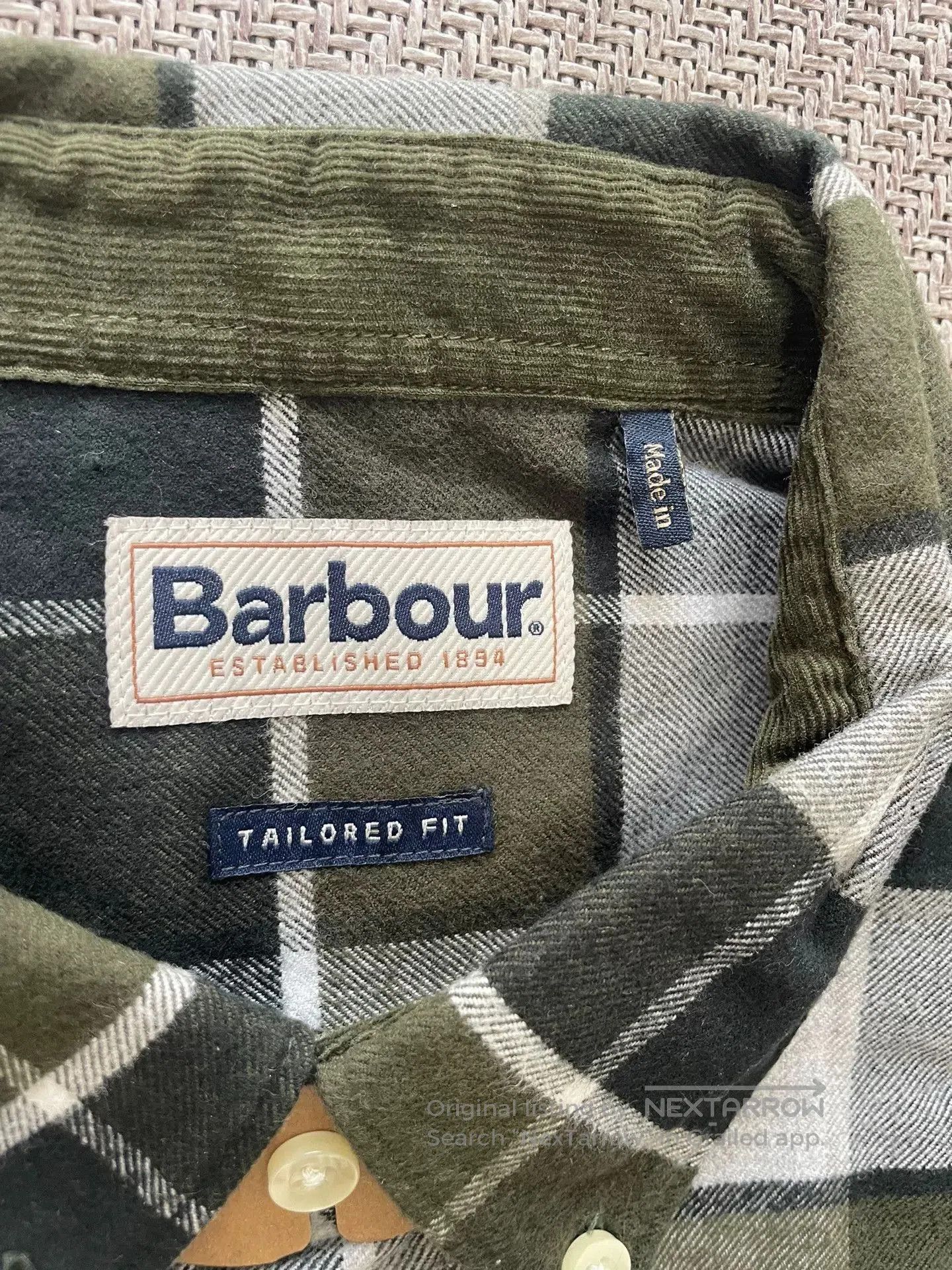 Barbour Barbour Men's Long Sleeve Check Shirt. Size US M / EU 48-50 / 2 - 4 Thumbnail