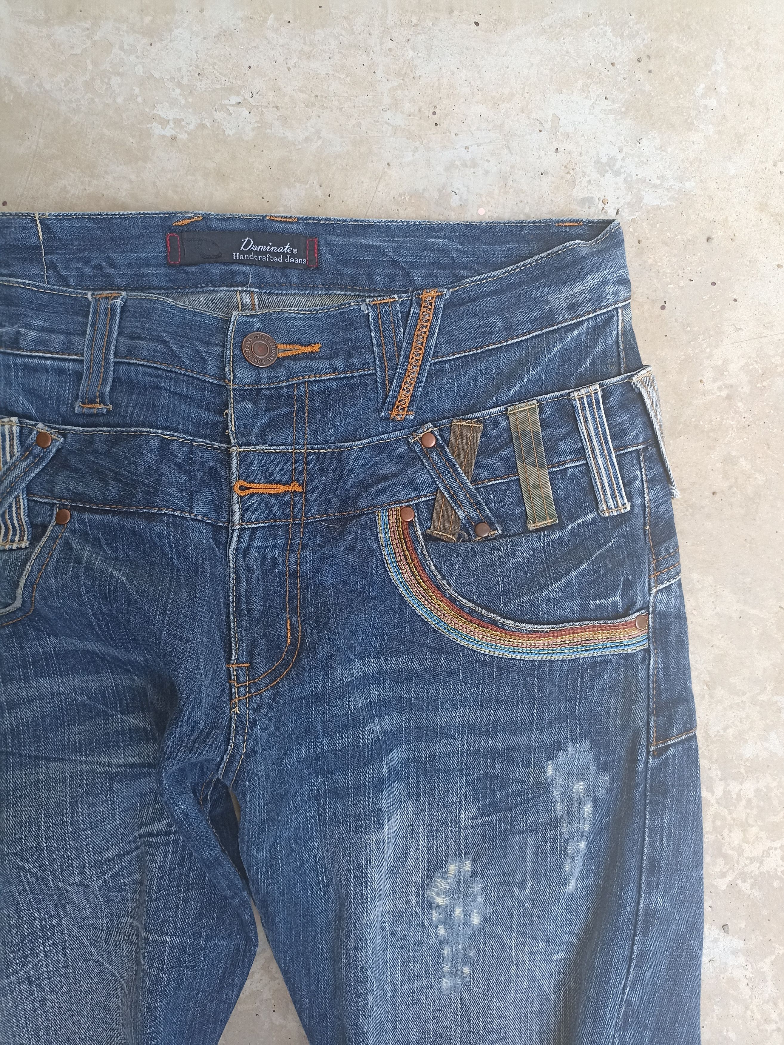 Beauty Beast Dominate Handcrafted jeans distressed beauty beast Size US 32 / EU 48 - 7 Thumbnail