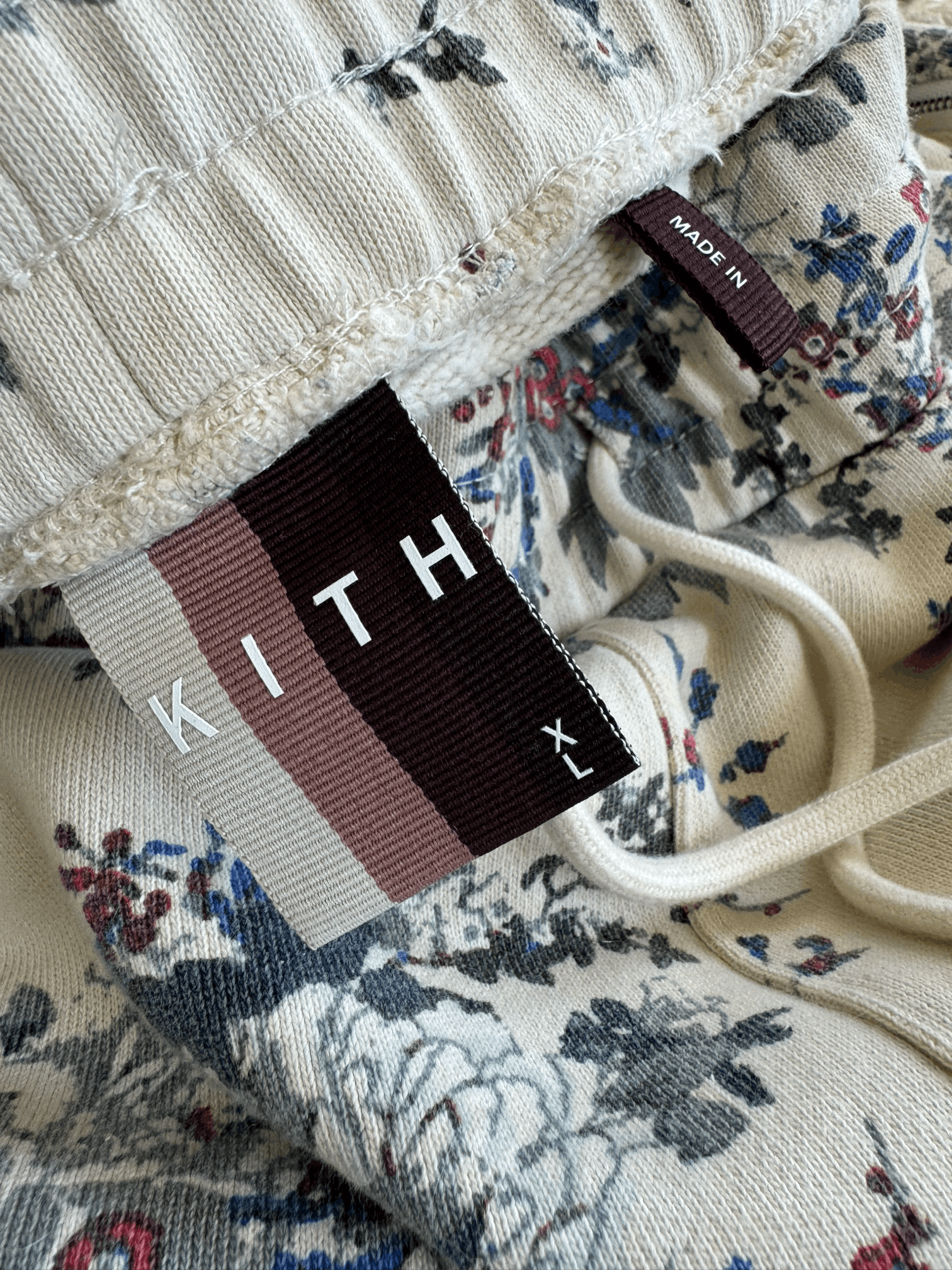 Kith Kith Floral Bleecker Sweatpant - Ivory Multi Size US 36 / EU 52 - 3 Thumbnail