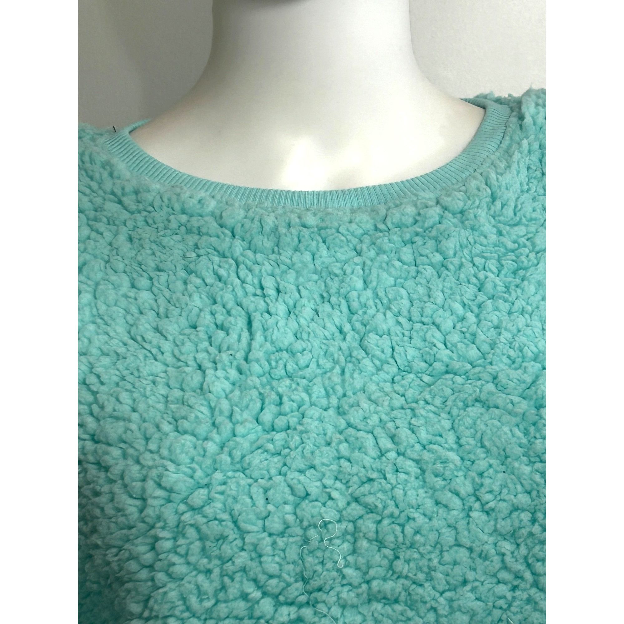 Other So Intimates Women’s Sweatshirt Blue Green M Sherpa Soft Coz Size M / US 6-8 / IT 42-44 - 8 Thumbnail