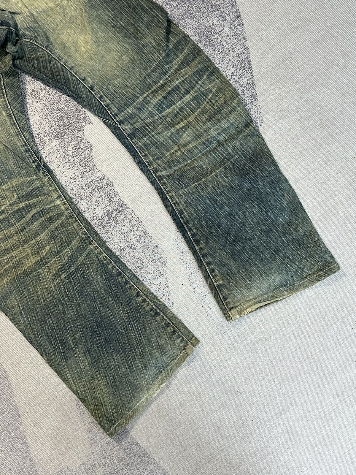 Kapital 2000s Edwin XV Function Curve Leg Mud Washed Jeans Size US 30 / EU 46 - 12 Thumbnail